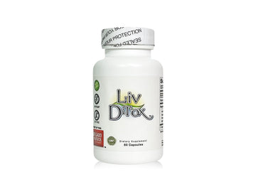 Liv D-Tox - 60 Capsules - Liver Detox and Cleanse Support Health Supplement, with Turmeric The Delgado Protocol for Health uk supplements