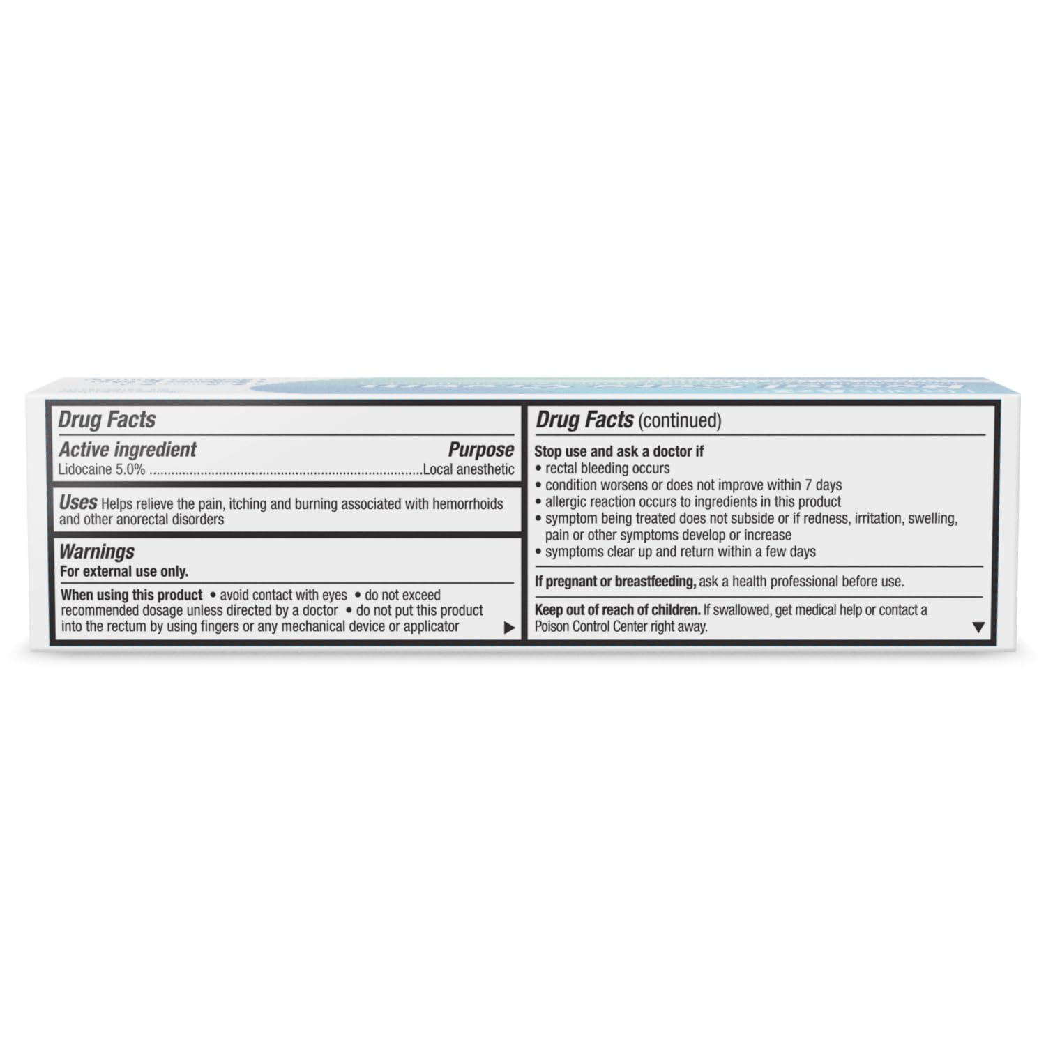 HealthA2Z® Rectal Care Cream | Lidocaine 5% / Local Anesthetic | 28g Tube | Topical Numbing Cream & Other Anorectal Disorders | Relieves Pain, Itching & Burning HealthA2Z uk supplements