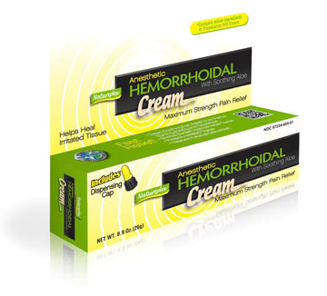 Natureplex Hemorrhoidal Cream 0.9 oz – Phenylephrine 0.25% & Pramoxine 1% Anesthetic Blend to Help Relieve Itching, Burning & Soreness - Made in USA Natureplex uk supplements