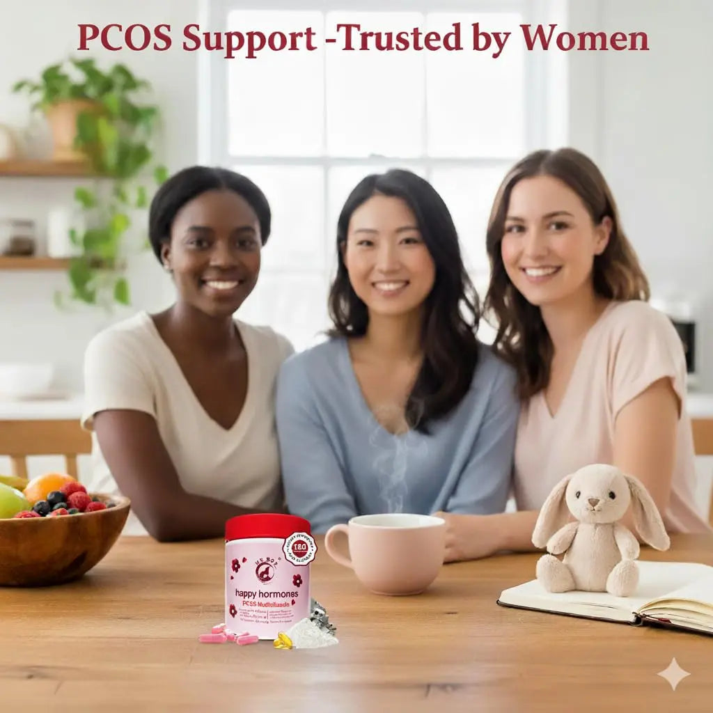Mr Ros PCOS Multivitamin for Women – Happy Hormones Formula – Myo & D-Chiro Inositol 40:1, Omega-3, Vitamin D3, Zinc & Magnesium Mr Ros uk supplements