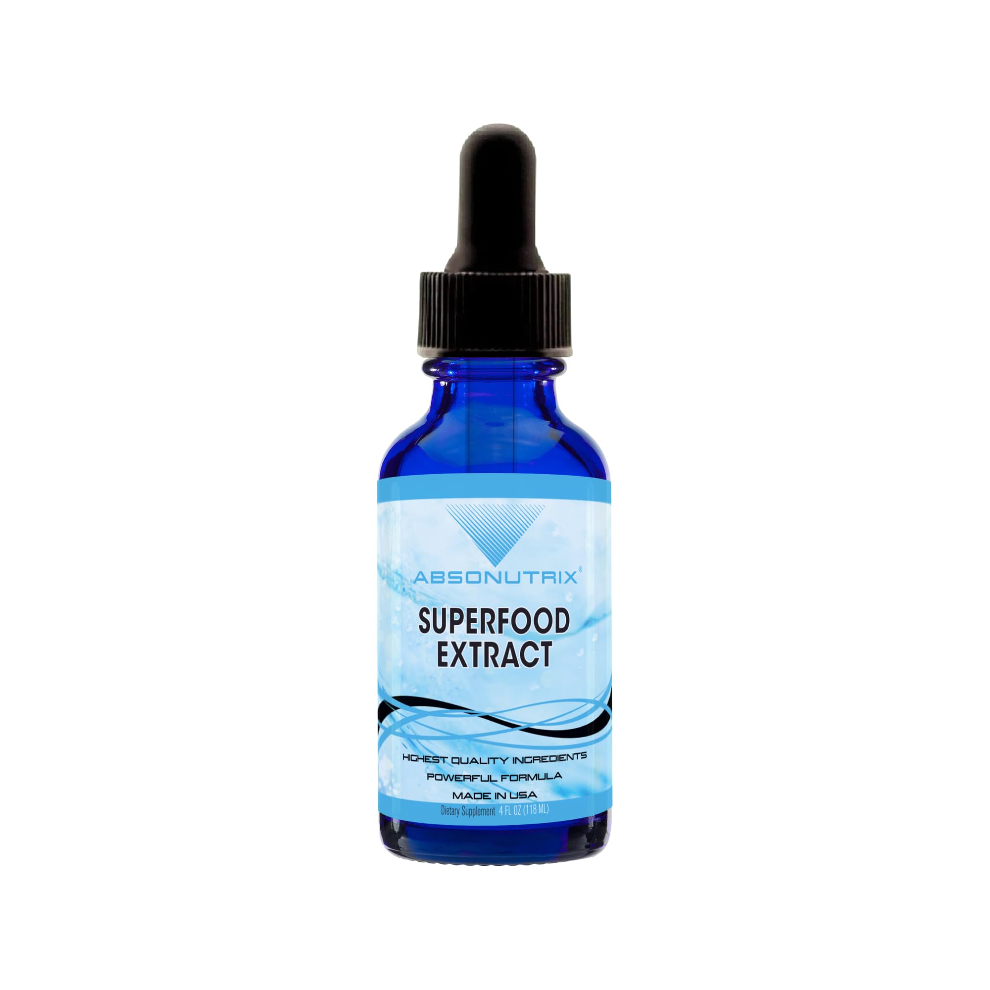 Absonutrix Superfood Extract 390 mg, 4 Oz Liquid, 302 Servings, Made in USA, Quick Absorption, Quality Potent Ingredients, Non-GMO, GMP Certified, Cruelty-Free Products Absonutrix uk supplements