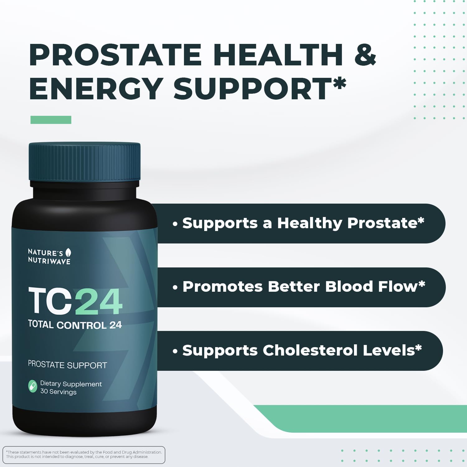 TC24 - Natural Supplement with Myrciaria Jaboticab, Lipophytol, Pygeum Africanum Extract & Boron | Non-GMO, Stimulant-Free, Easy-to-Take | Made in USA, GMP-Certified | 60 Capsules, 1 Month Supply Nature’s NutriWave uk supplements