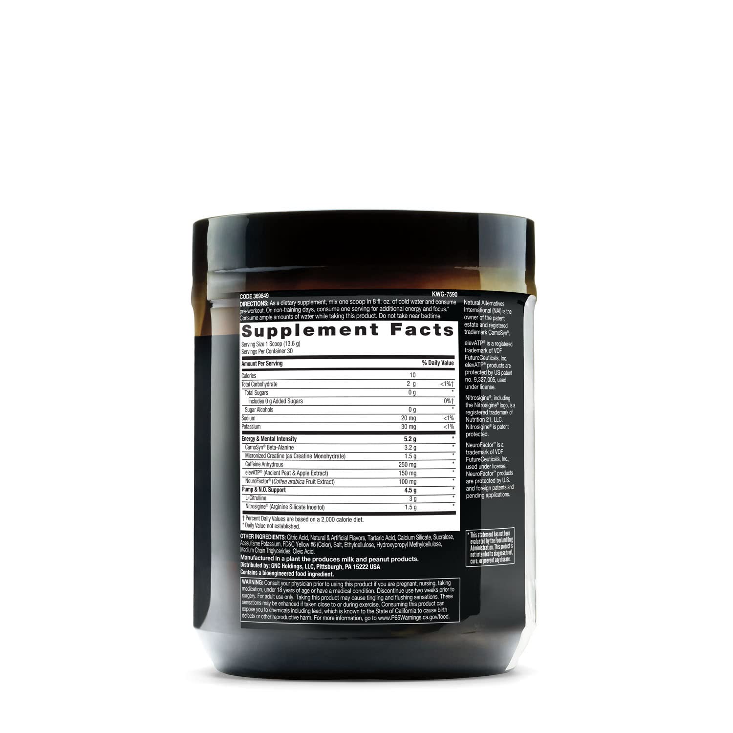 BEYOND RAW LIT | Clinically Dosed Pre-Workout Powder | Contains Caffeine BEYOND RAW uk supplements