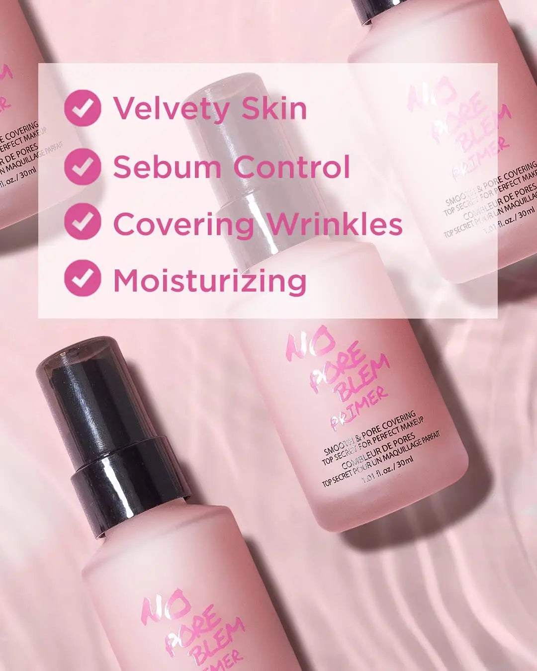TOUCH IN SOL No Poreblem Primer – Pore Primer for Korean Makeup, Mattifying Primer for Oily Skin, Pore Eraser for Large Pores, Blurring Finish from K Beauty (1.01 fl.oz/30ml) Touch in Sol uk supplements