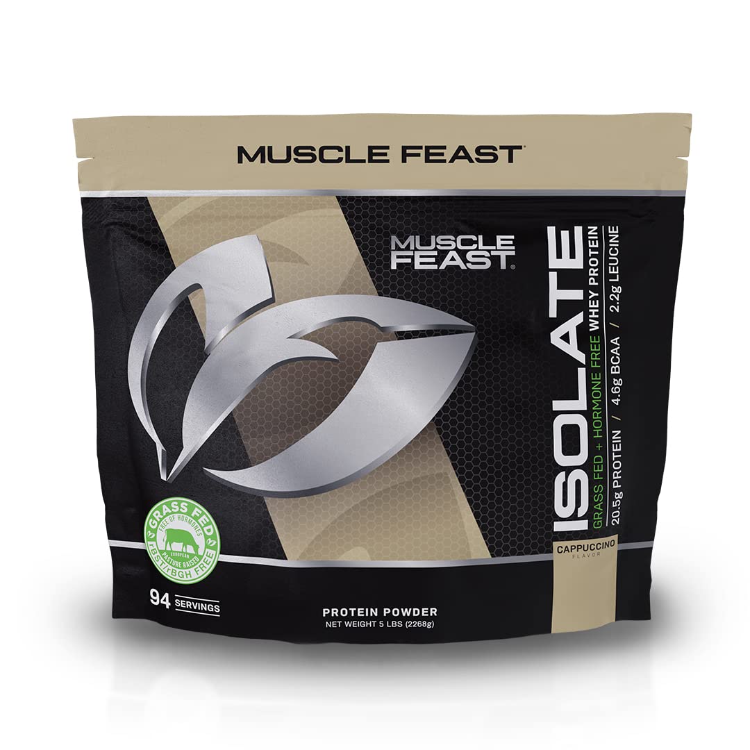 Muscle Feast Grass-Fed Whey Protein Isolate, All Natural Hormone Free Pasture Raised Muscle Feast uk supplements
