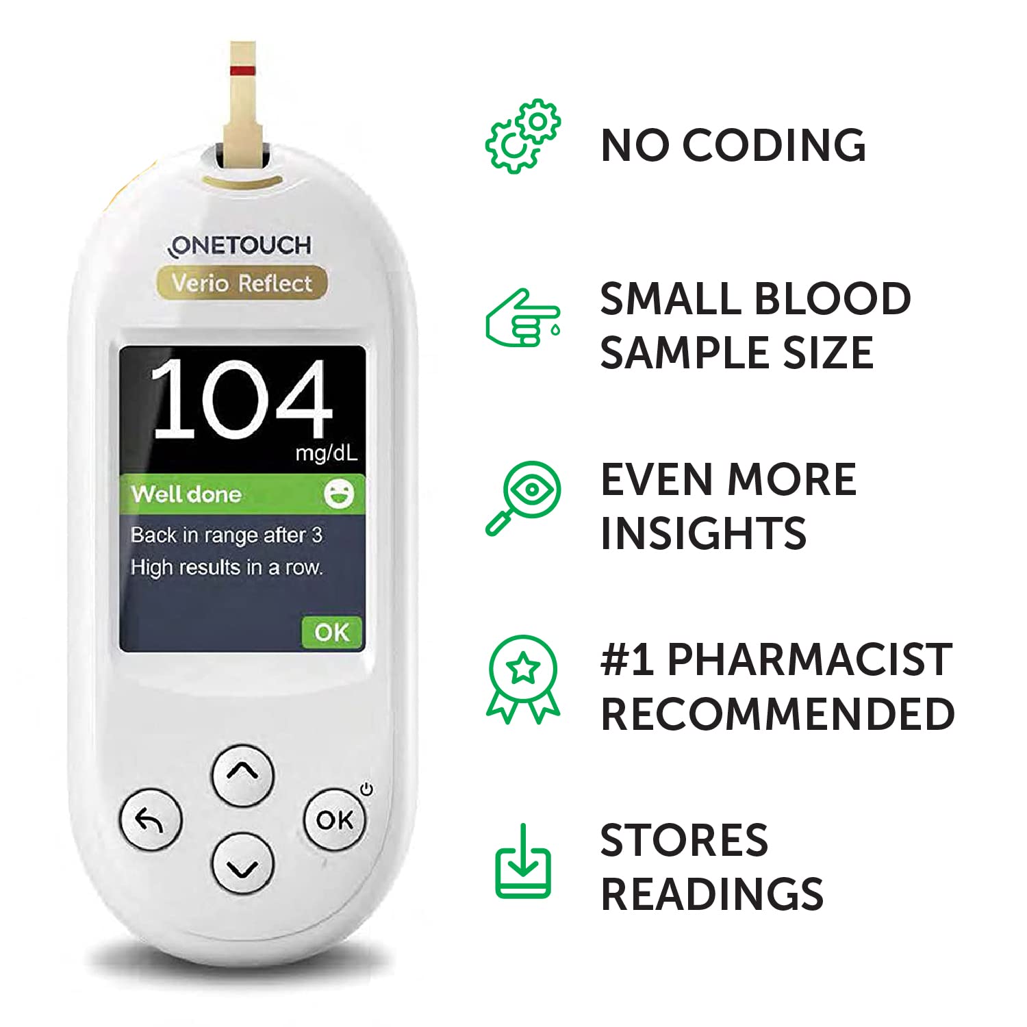 OneTouch Verio Test Strips for Diabetes Value Pack - 180 Count | Diabetic OneTouch uk supplements