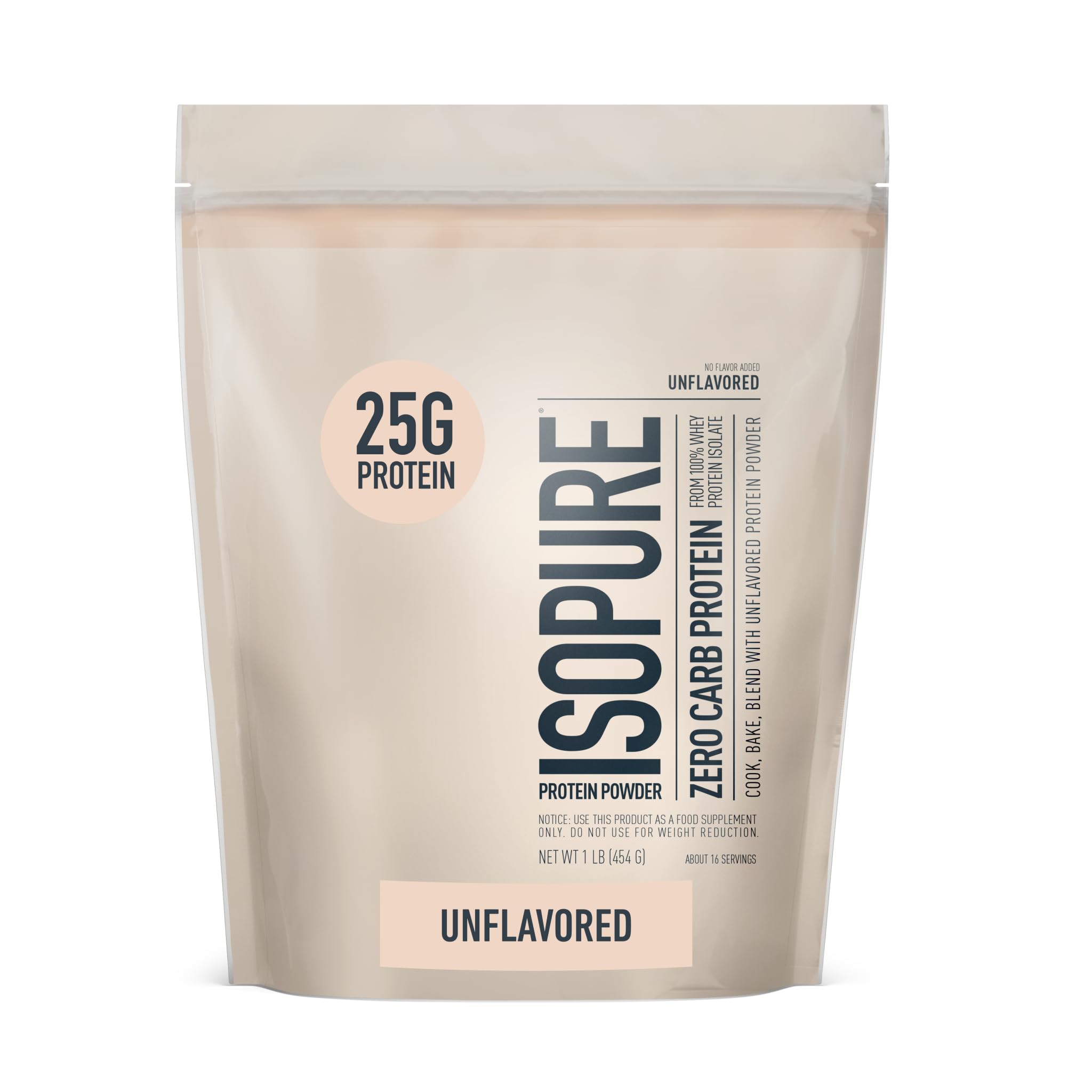 Isopure Unflavored Protein, Whey Isolate, 25g Protein, Zero Carb & Keto Friendly Isopure uk supplements