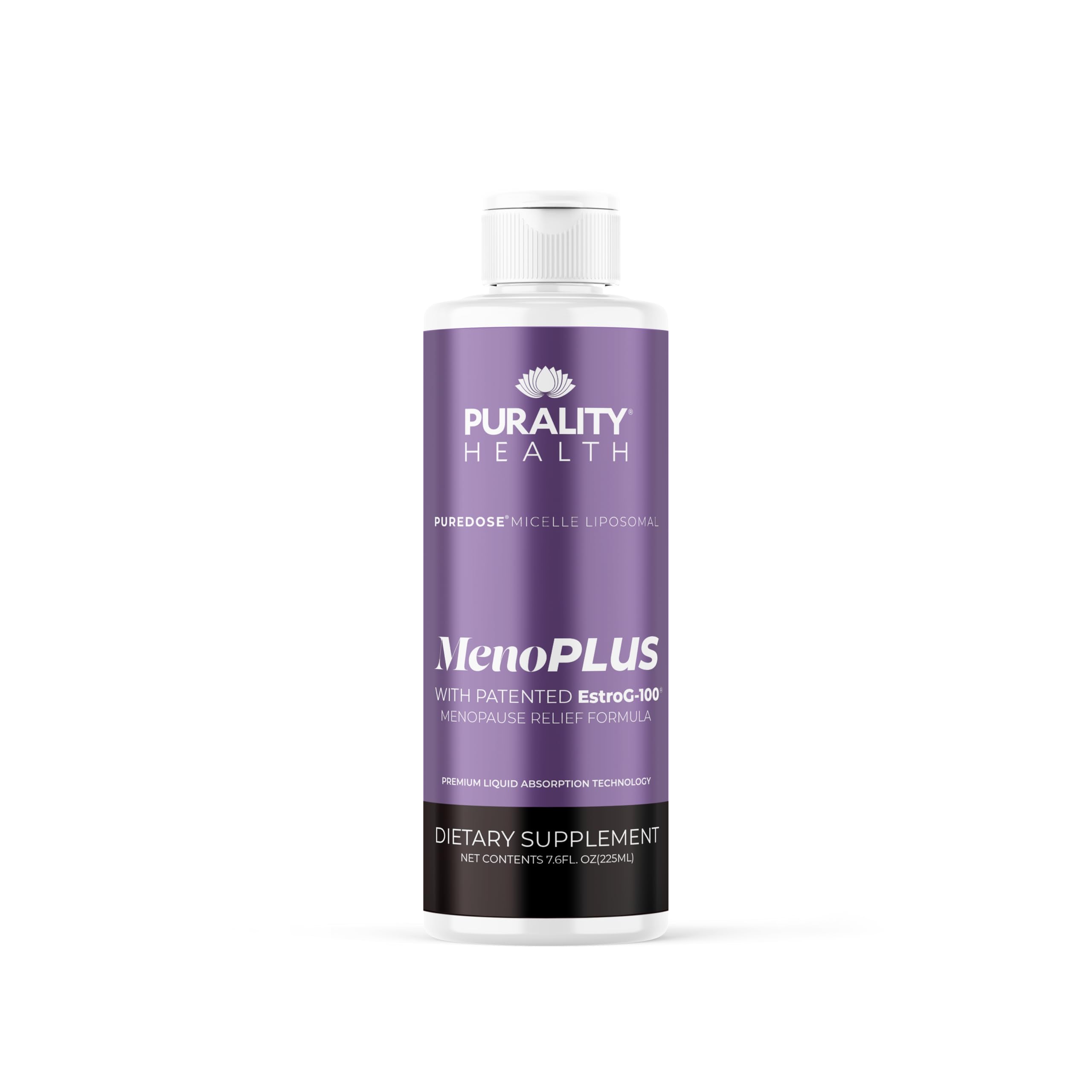 PURALITY HEALTH MenoPLUS Liposomal Menopause Supplement for Women | EstroG-100®, Vitamins D3, B6, B12 & K2 | Iodine | Hormonal Balance & Mood Support PURALITY HEALTH uk supplements