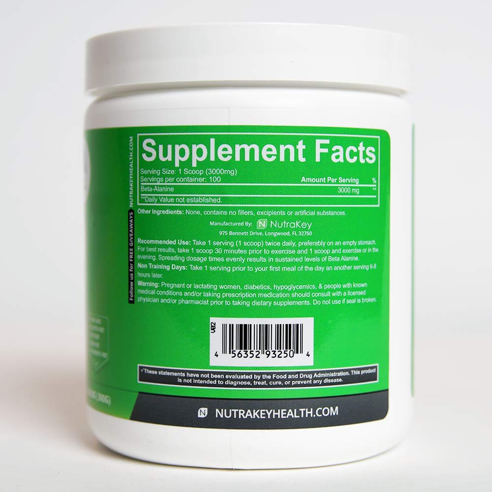 NutraKey Beta Alanine Powder NutraKey uk supplements