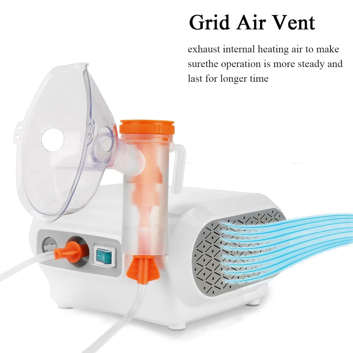 MAYLUCK Portable Compressor Nebulizer, Nebulizer Machine with 1 Set Mayluck uk supplements