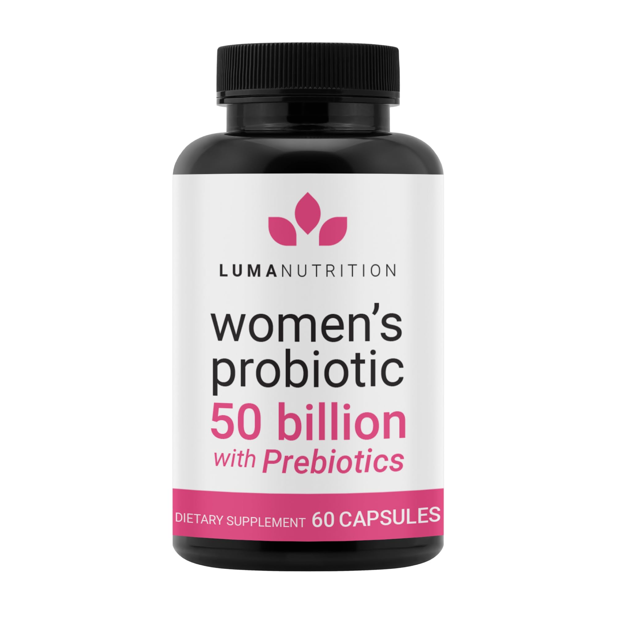 Luma Nutrition Probiotics for Women with Prebiotics - 50 Billion CFU - Formulated for Digestive, Immune & Feminine Support - 60 Capsules Luma Nutrition uk supplements