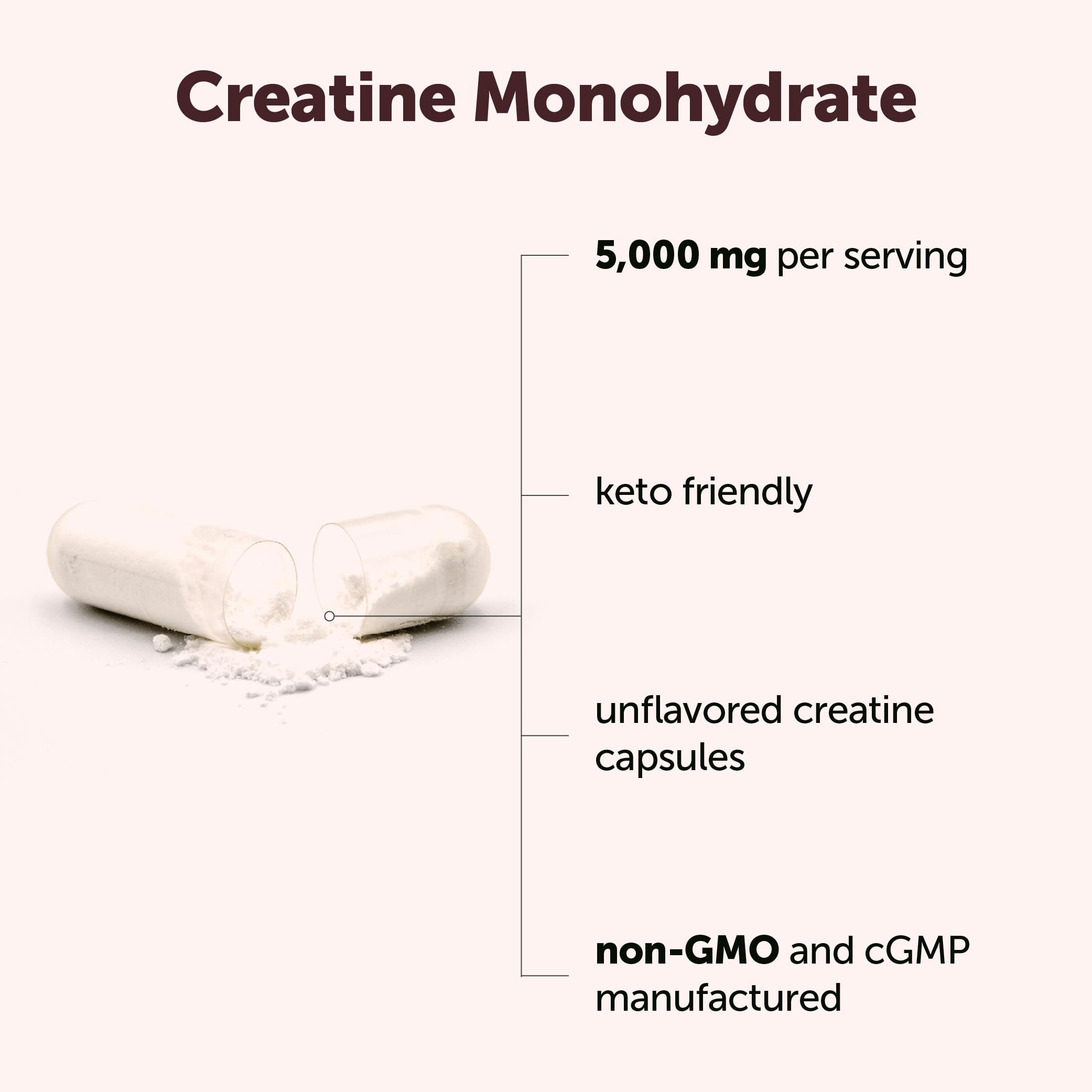 Creatine Monohydrate 5,000mg, 500 Capsules | Pure Creatine Pills – Micronized + Unflavored Powder Source, Easy Absorption | Keto, Non-GMO Micro Ingredients uk supplements