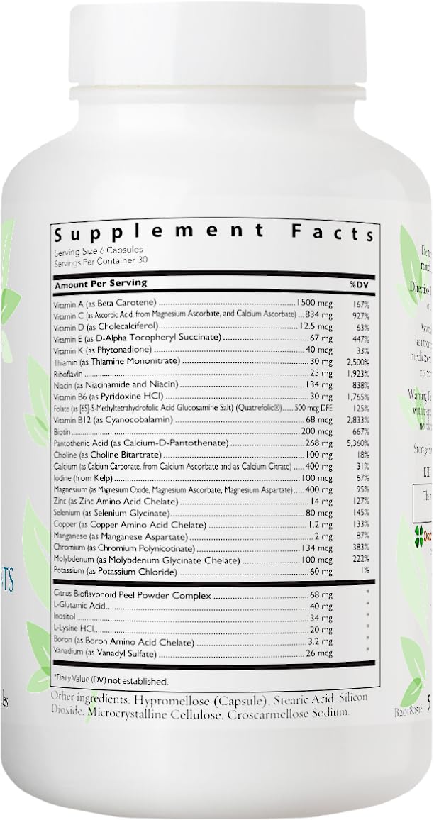 Women's Health Network Essential Nutrients – Daily Multivitamin for Energy, Healthy Aging & Immune Support, Folate as Quatrefolic®, a Patented Natural Form of 5-MTHF Women's Health Network uk supplements