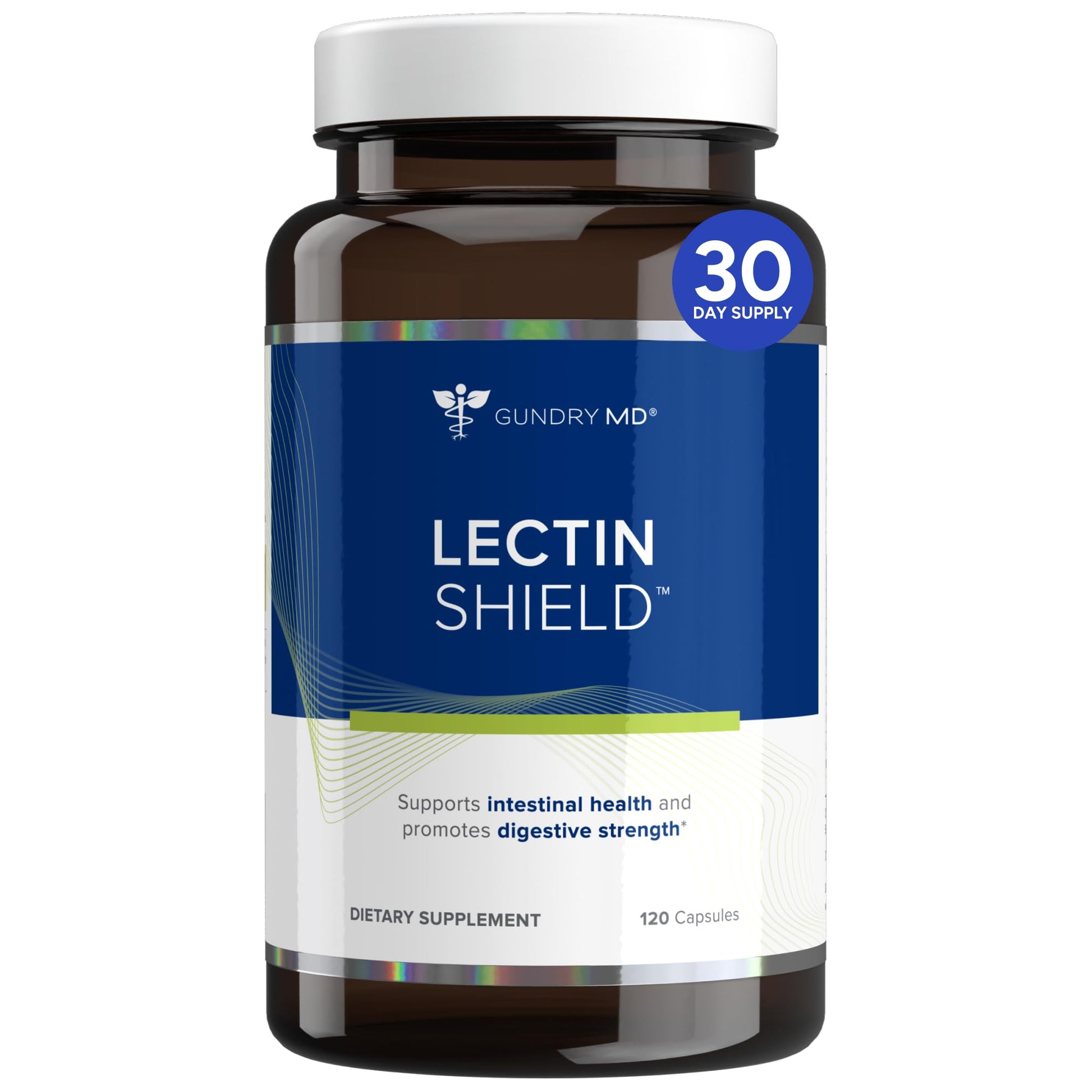 Gundry MD® Lectin Shield, Gut Health and Digestion Supplement, Helps Block Potentially Harmful Lectins, Supports Digestive Comfort, and Intestinal Health, 30 Day Supply Gundry MD uk supplements