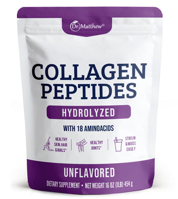 Collagen Protein Powder. Grass Fed Collagen Powder for Women & Men. Hydrolyzed Dr. Matthew uk supplements