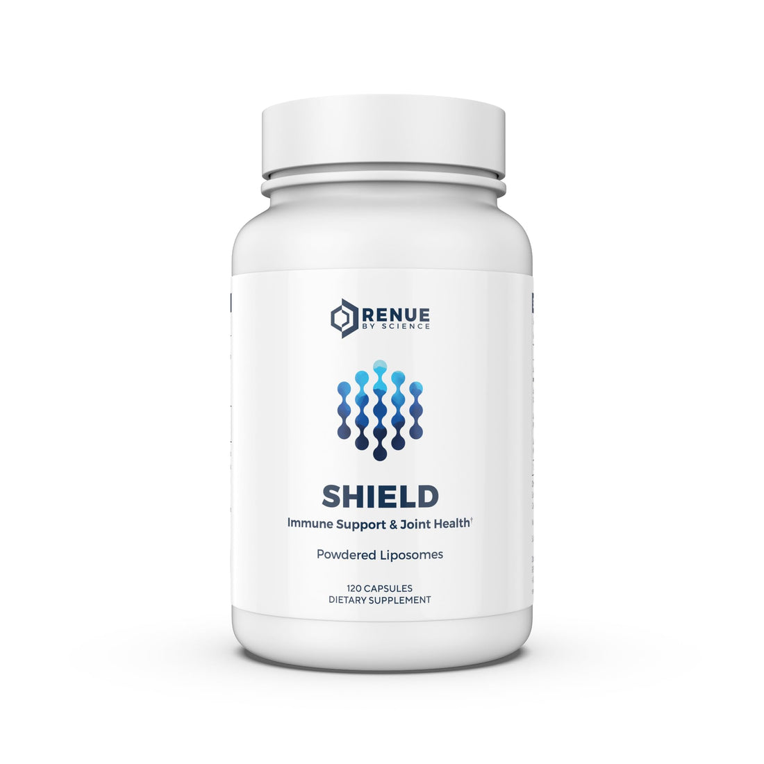 Renue By Science Shield | Liposomal Vitamin C CaAKG P.E.A Hyaluronic Acid Supplement | 120 Capsules with Vitamin C (500mg) CA AKG (150mg) Palmitoylethanolamide (75mg) HLA (75mg) | Made in The USA Renue By Science uk supplements