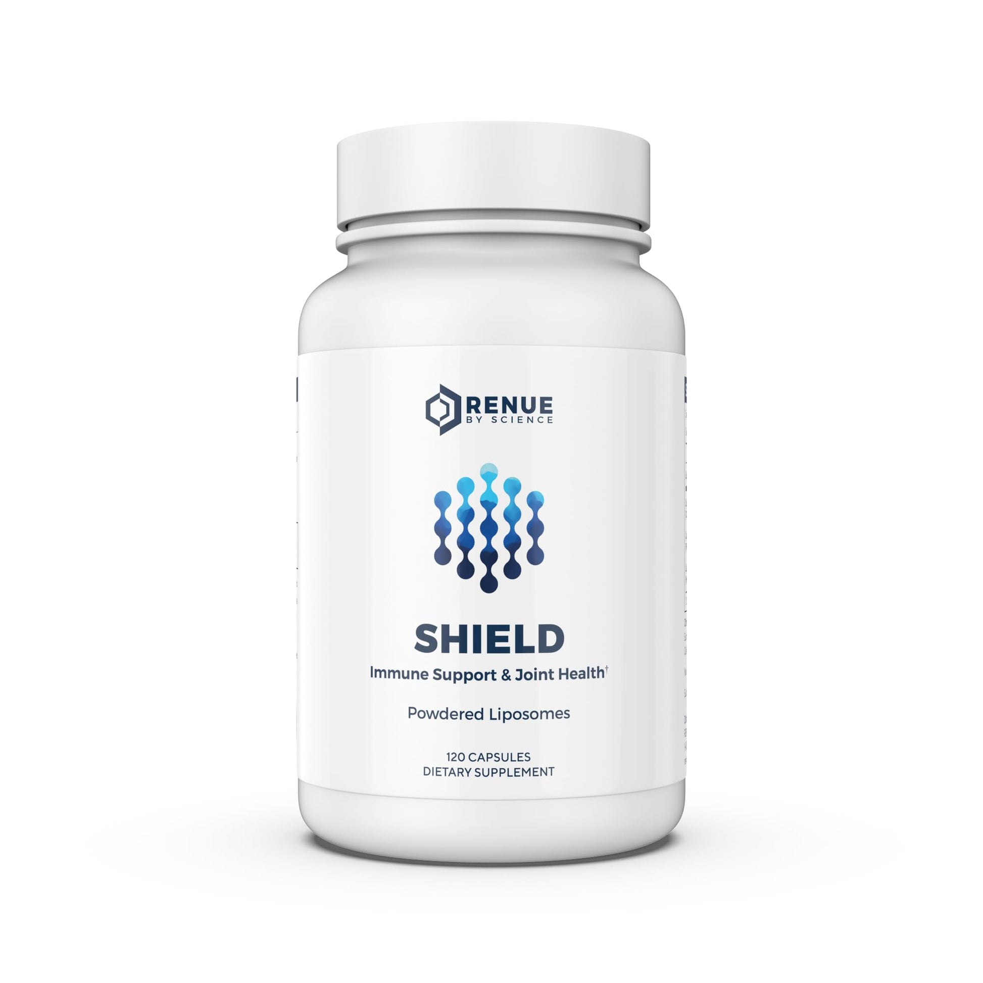 Renue By Science Shield | Liposomal Vitamin C CaAKG P.E.A Hyaluronic Acid Supplement | 120 Capsules with Vitamin C (500mg) CA AKG (150mg) Palmitoylethanolamide (75mg) HLA (75mg) | Made in The USA Renue By Science uk supplements