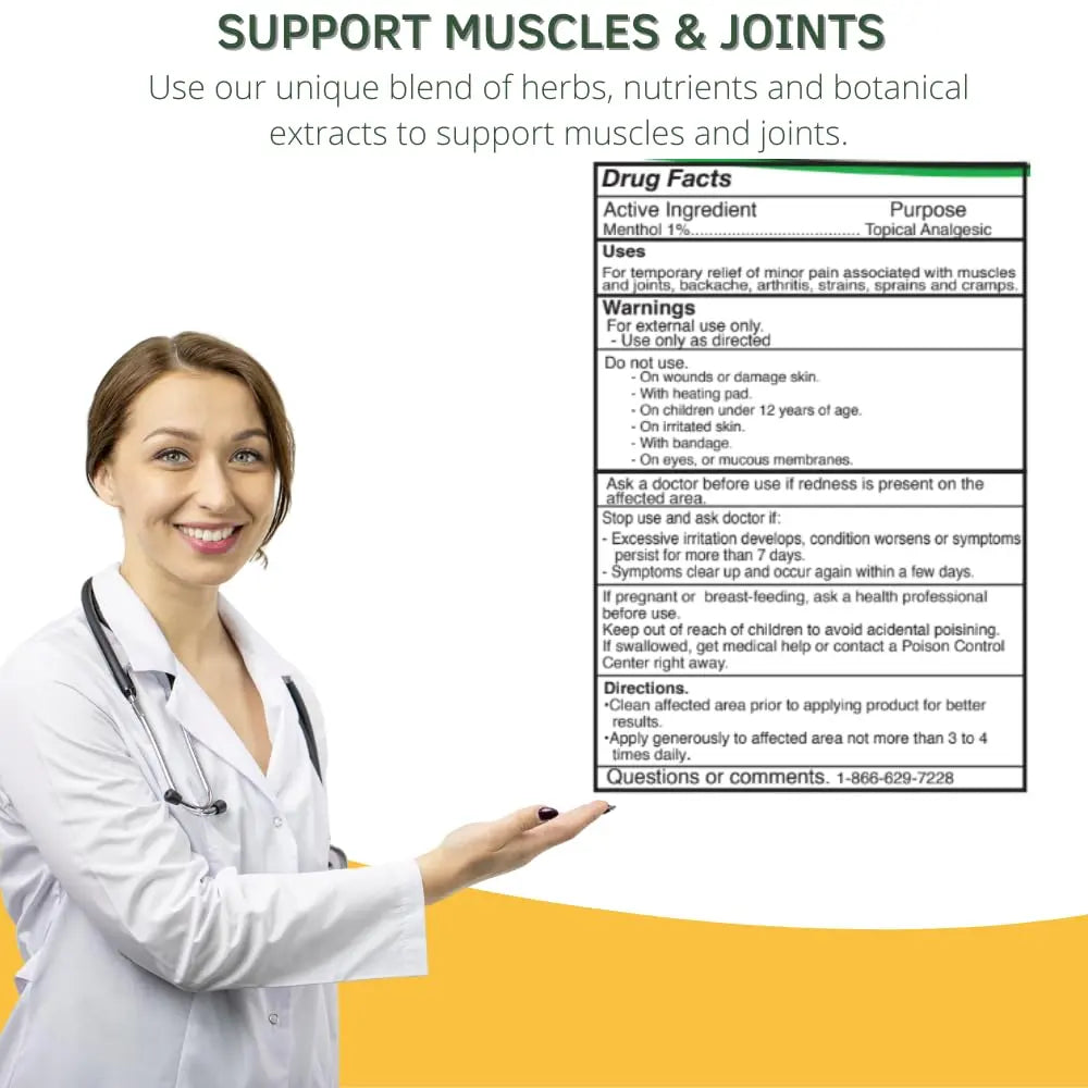 ARMY HEALTH Roll On 100% Natural Turmeric Curcumin - Pain Reliever - Inflammation - Headache - Backache - Joint and Muscle Pain 2.5 Oz ARMY HEALTH uk supplements