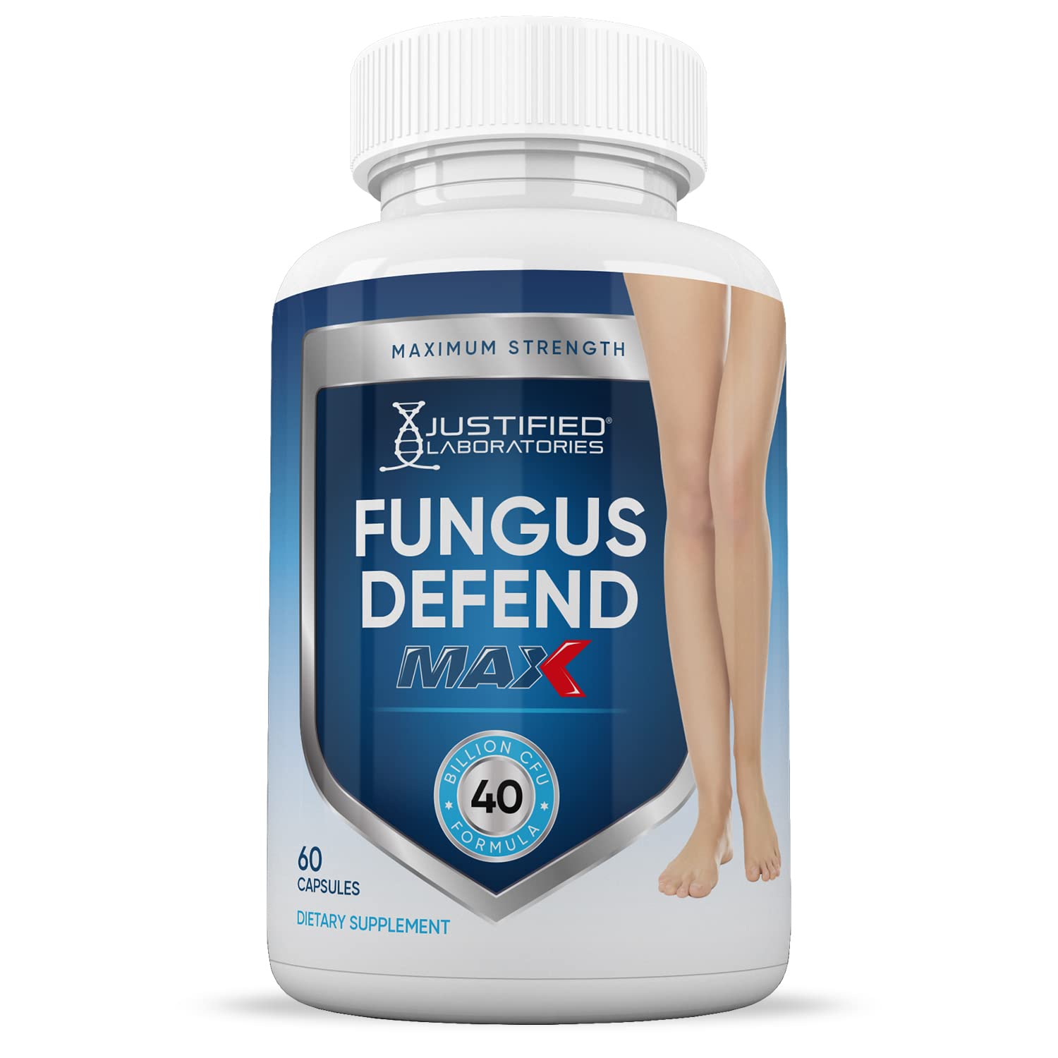 Justified Laboratories (3 Pack) Fungus Defend Max Pills 40 Billion CFU Probiotic 180 Capsules Justified Laboratories uk supplements