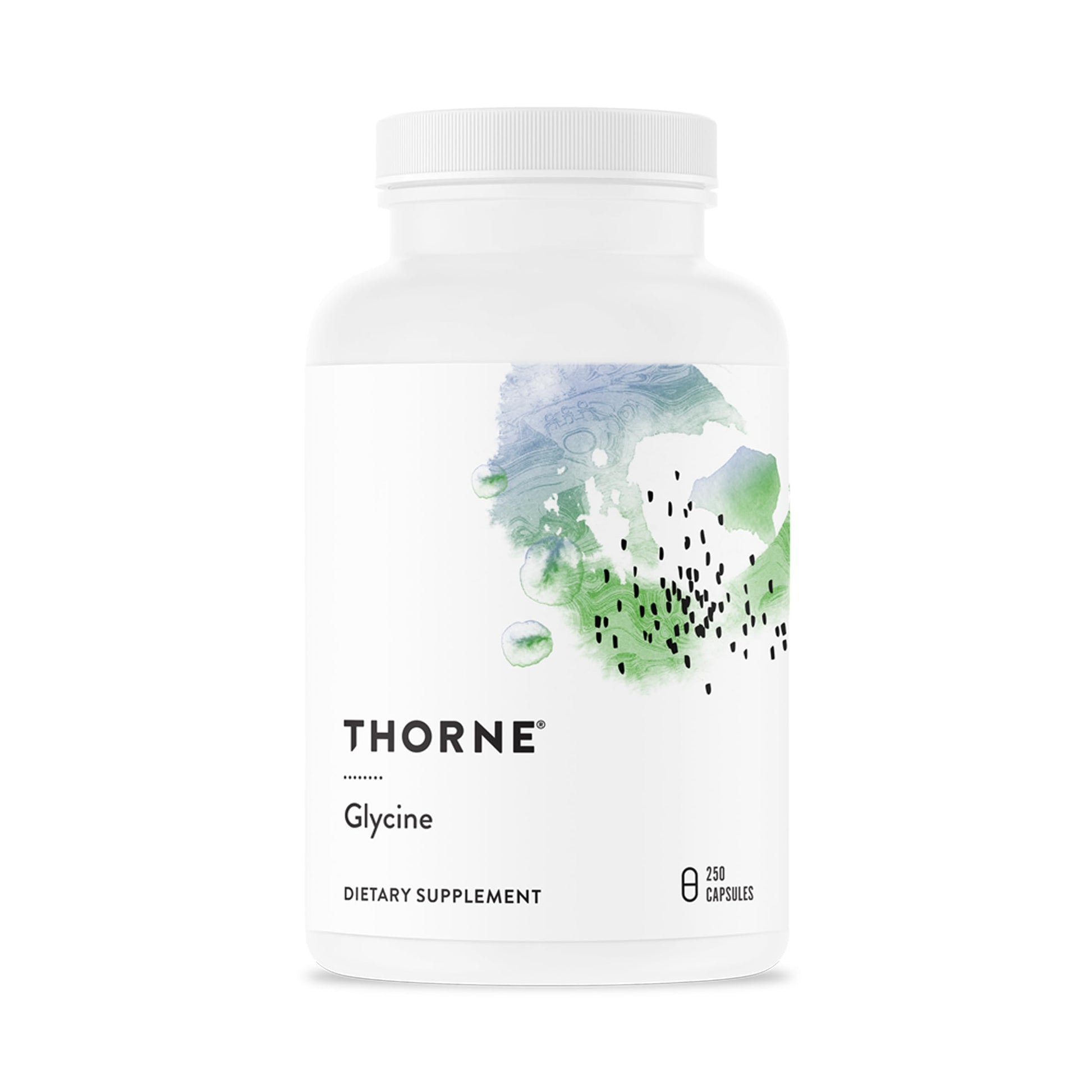 THORNE - Glycine - Amino Acid Support for Relaxation, Detoxification, and Muscle Function* - 250 Capsules THORNE uk supplements