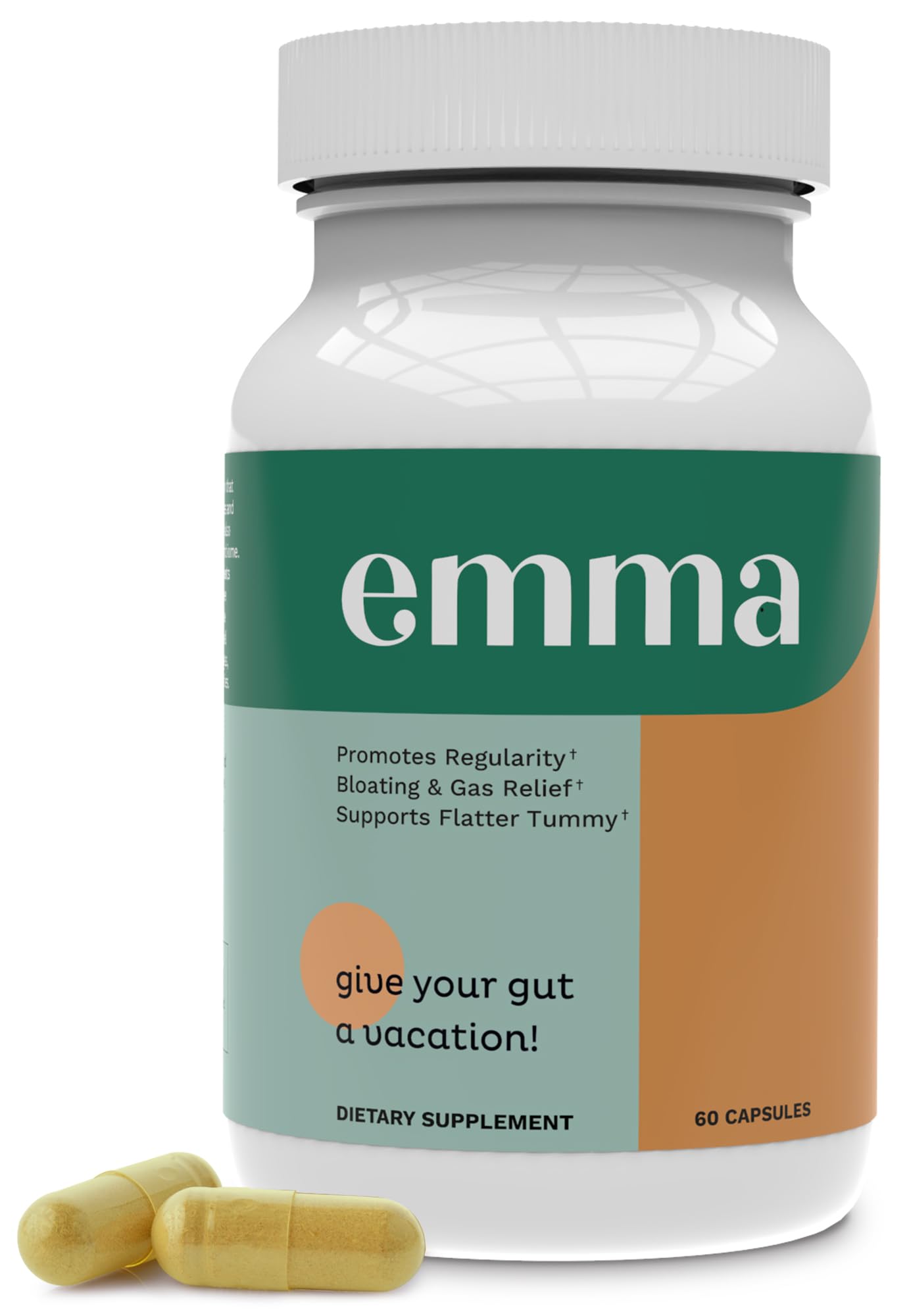 Emma Gut Health - Gas and Bloating Relief, Constipation, Leaky Gut Repair - Gut Cleanse Emma uk supplements
