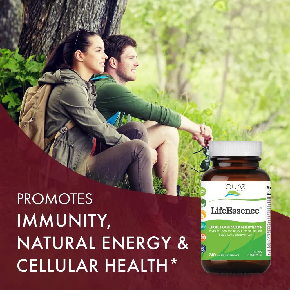 PURE ESSENCE LABS LifeEssence Multivitamin for Women and Men - Natural Herbal Supplement - Vitamin D, Vitamin D3, Vitamin B12 PURE ESSENCE LABS uk supplements