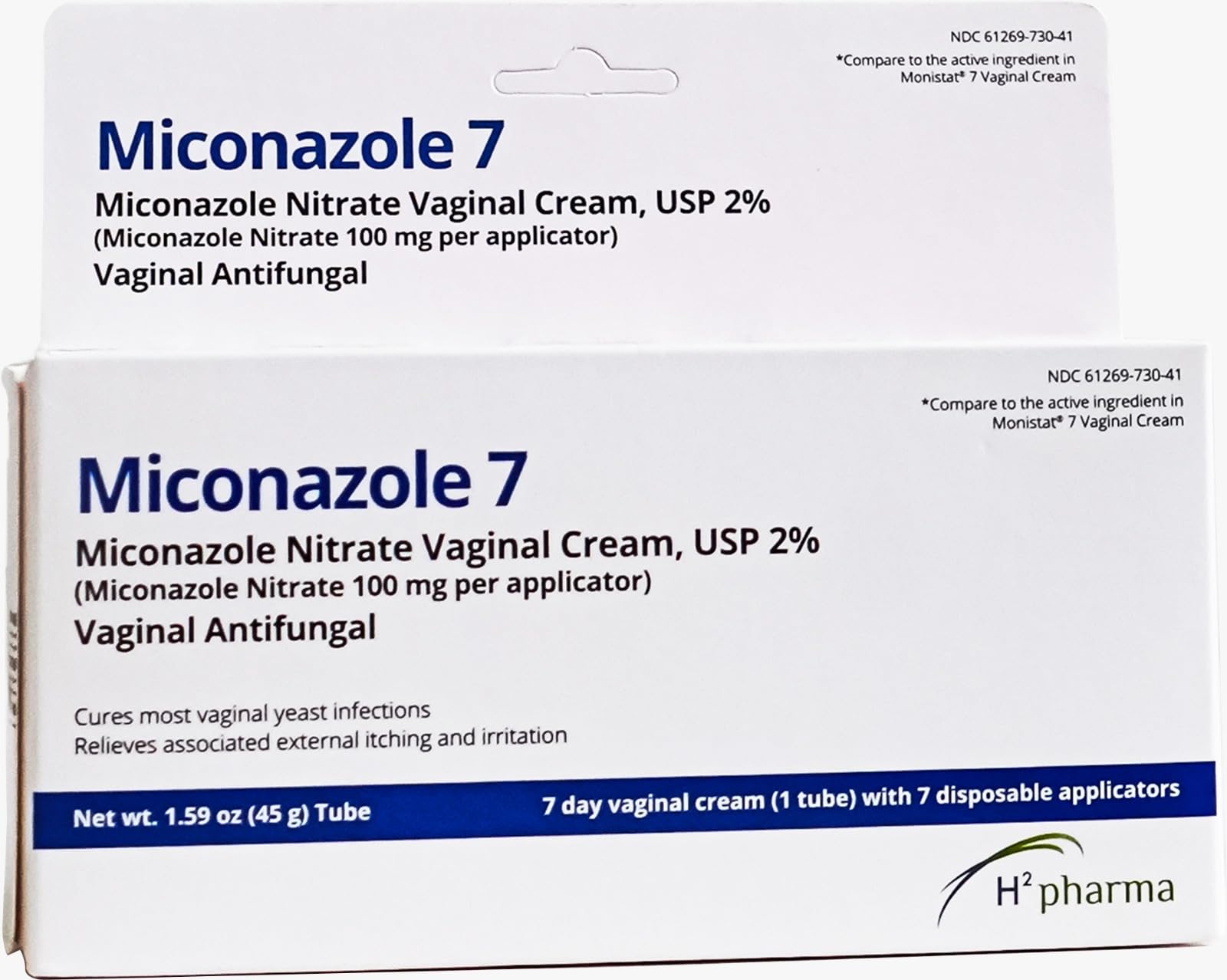 h2 pharma Miconazole 7 - Miconazole Nitrate Vaginal Cream, USP 2%, 1.59 oz Tube h2 pharma uk supplements