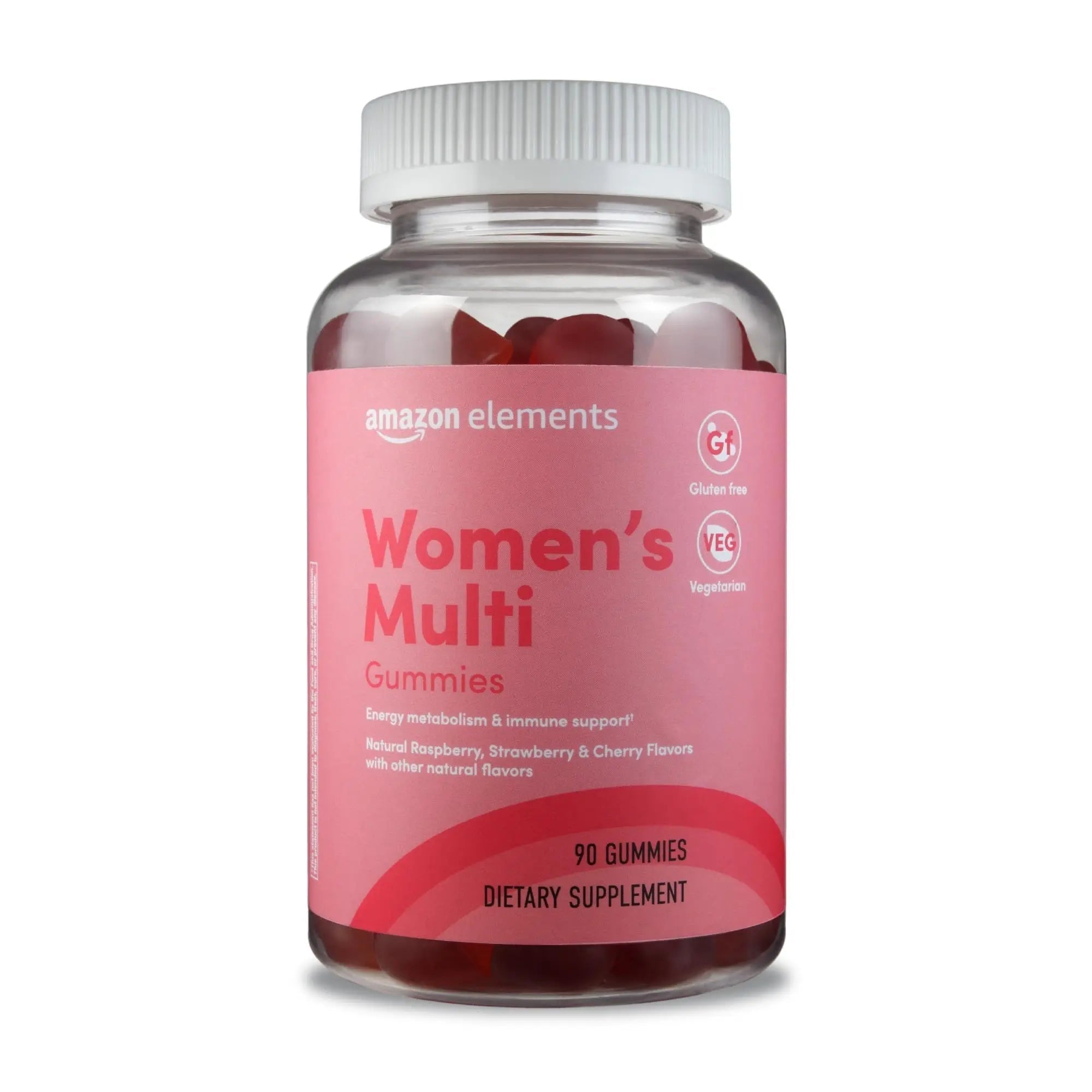 Amazon Elements - Adult Women’s Organic Multivitamins, 90 Gummies (30 servings), Vegetarian Amazon Elements uk supplements