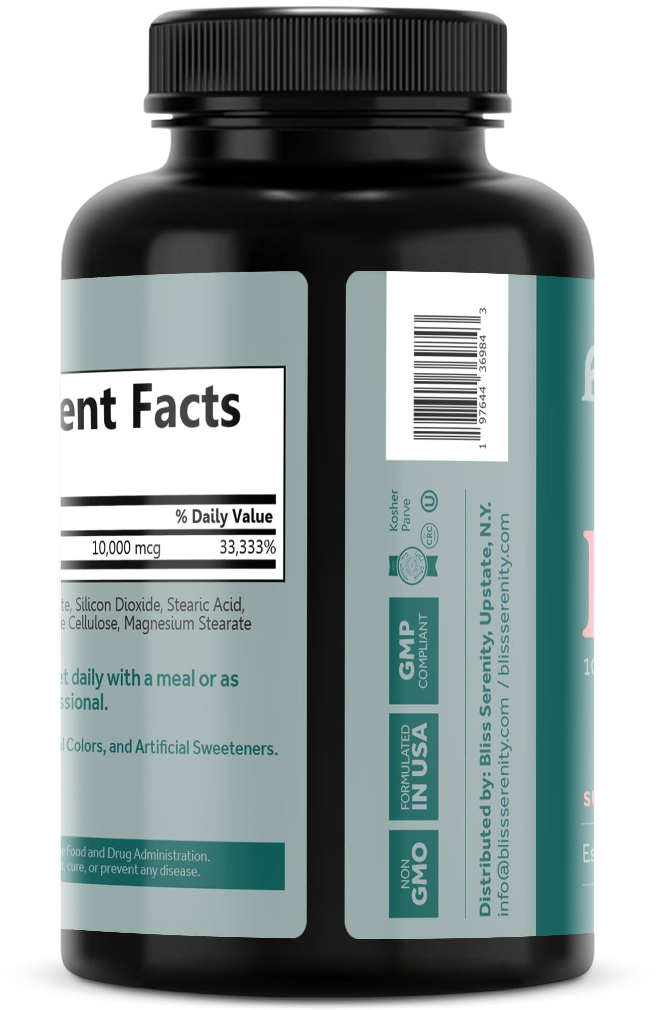 Bliss Serenity Biotin 10000mcg - Max Strength Biotin Supplement - Hair Skin and Nails Vitamins Bliss Serenity uk supplements