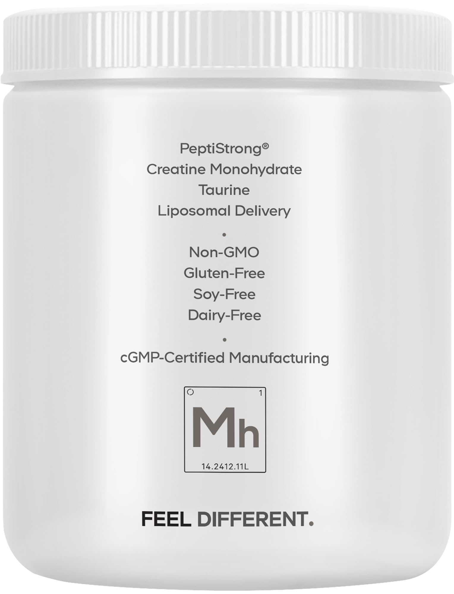 Codeage Muscle Formula+ Platinum Supplement - Creatine Monohydrate, PeptiStrong Fava Bean Protein Hydrolysate, Taurine, Vitamin D3, Liposomal Delivery - Non-GMO - Unflavored Protein Powder - 8.78 Oz Codeage uk supplements