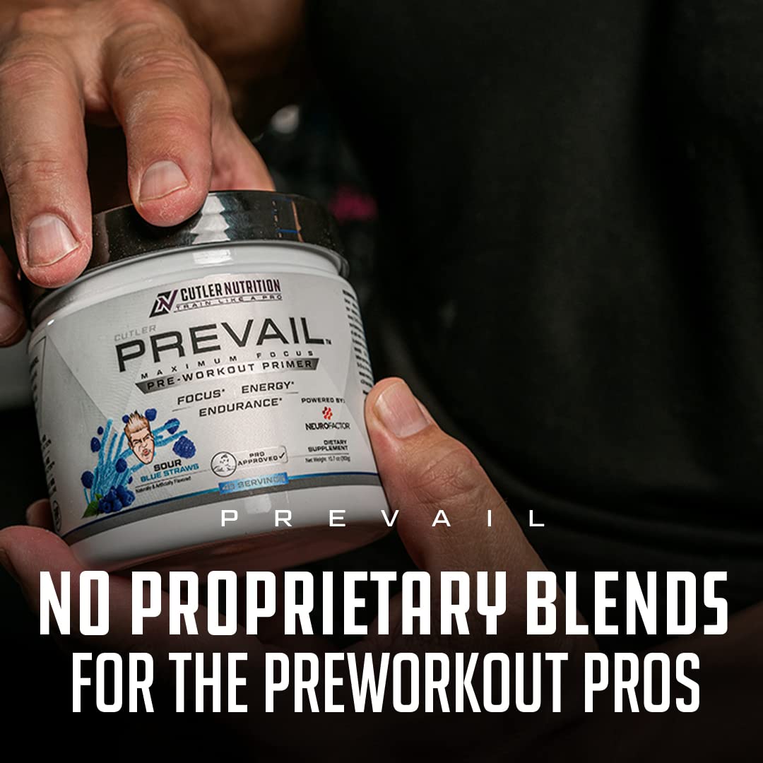 Prevail Pre Workout Powder with Nootropics: Pre-Workout Drink for Men and Women Cutler Nutrition uk supplements
