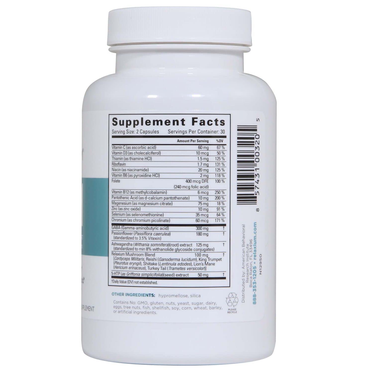 Relaxium Calm, Non-Habit Forming, Stress & Mood Support Supplement Relaxium uk supplements