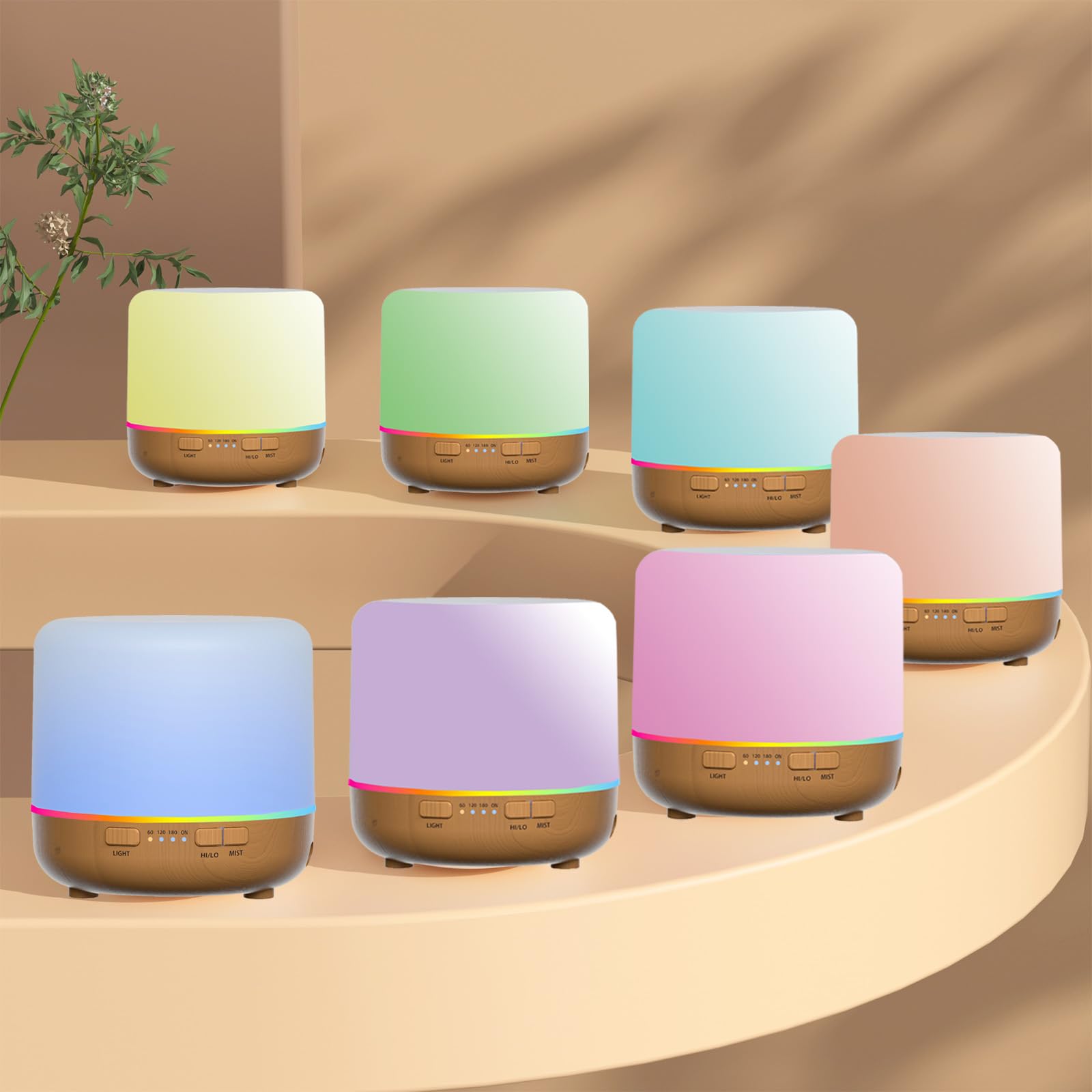 Otheya Scent Essential Oil Diffuser 2 Pack Max 200 ML Ultrasonic Cool Mist Humidifiers and Aromatherapy Otheya uk supplements
