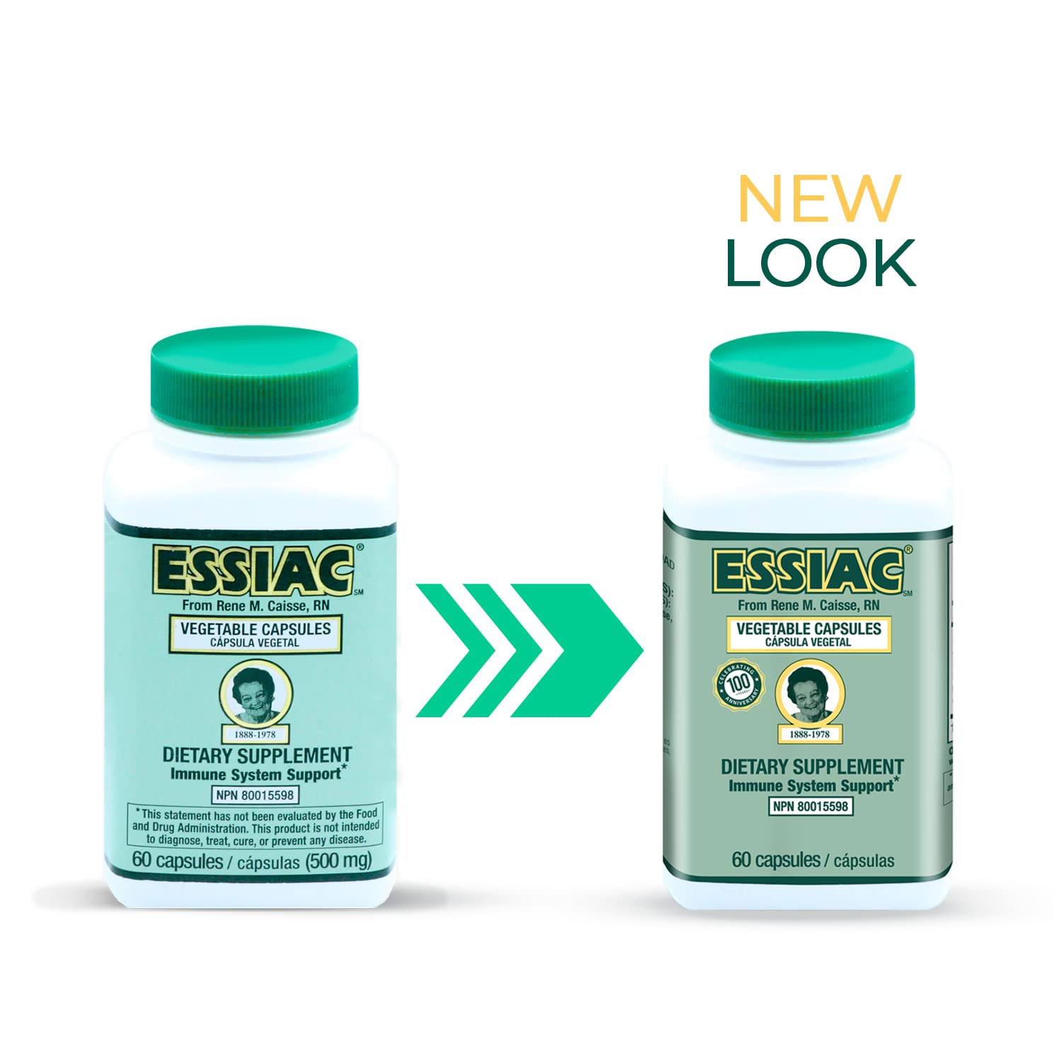 ESSIAC Tea All-Natural Herbal Extract Capsules – 60 Capsules | Powerful Antioxidant Blend to Help Promote Overall Health & Well-Being | Original Formula Since 1922 Essiac uk supplements