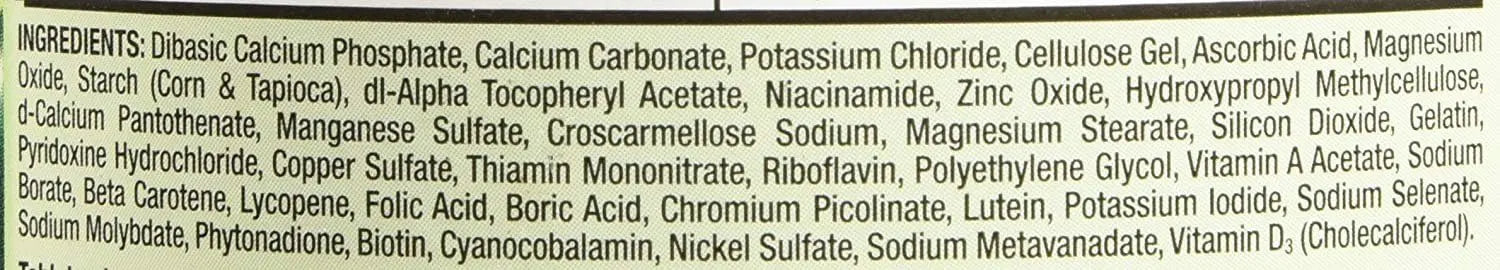Kirkland Signature Adult 50+ Multi Vitamins & Minerals, 400 Tablets (2 Pack) KIRKLAND uk supplements