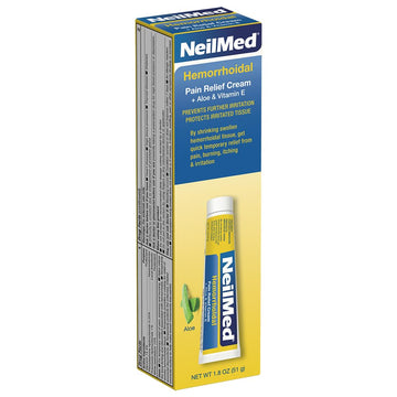 NeilMed Hemorrhoidal Pain Relief Cream with Aloe & Vitamin E, Hemorrhoid Treatment, Pain Relief, Relieves Burning, Itching and Discomfort, 1.8 oz. NeilMed uk supplements