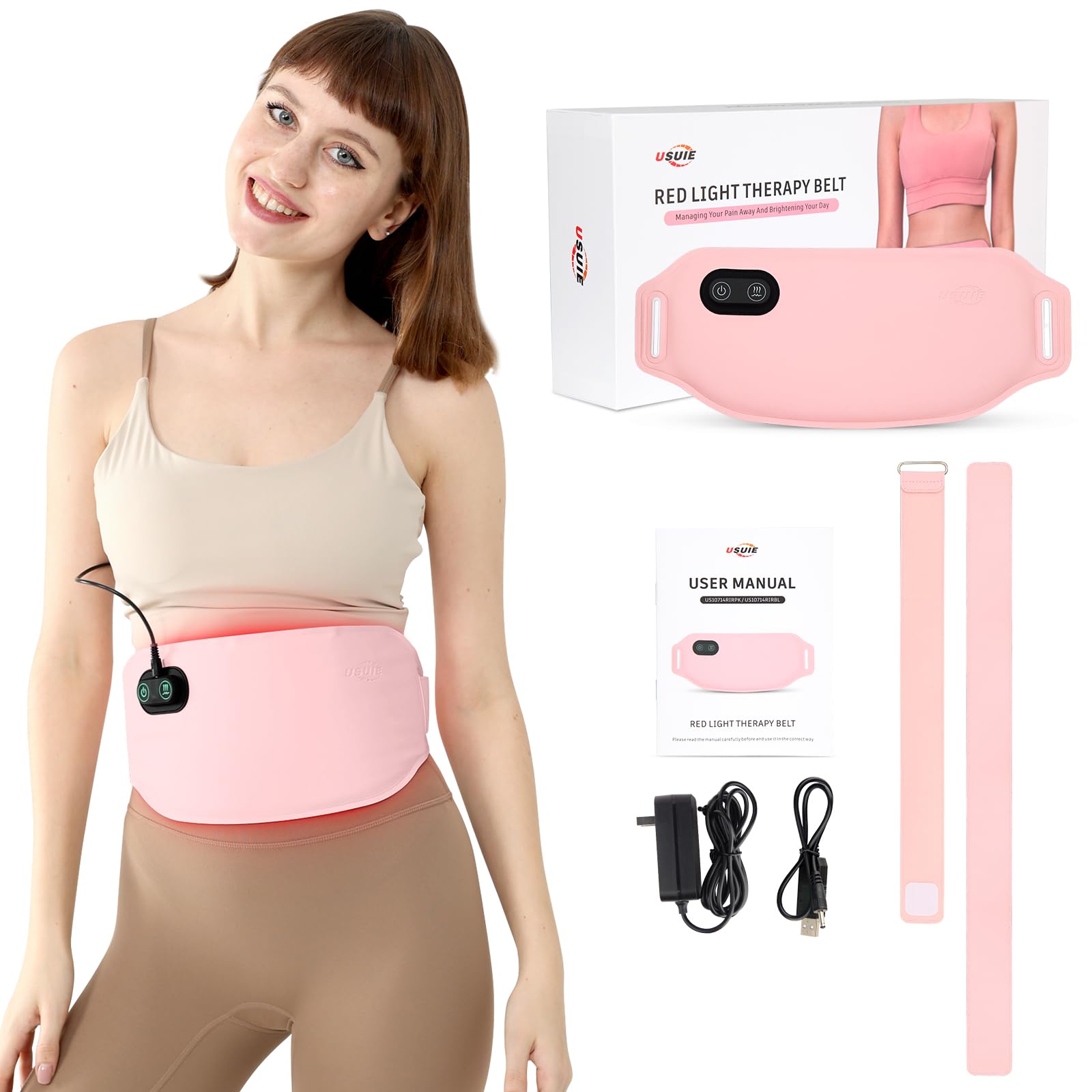 Red Light Therapy Belt for Body, Infrared Light Therapy for Pain Relief, Waterproof Red Light Therapy USUIE uk supplements