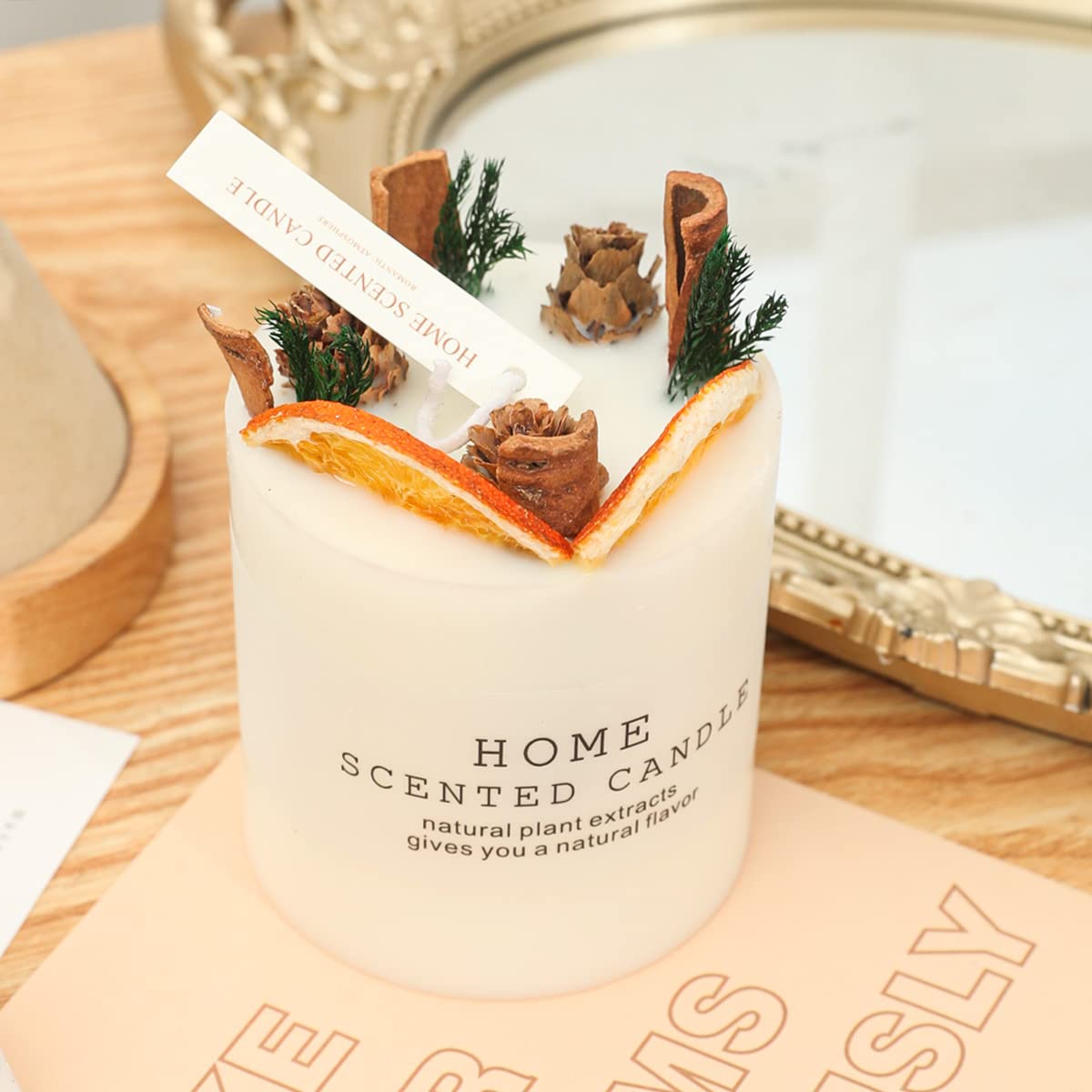 Candles Clearance | Eucalyptus & Orange Aromatherapy Candles | 10 oz Scented Candles Homarom uk supplements