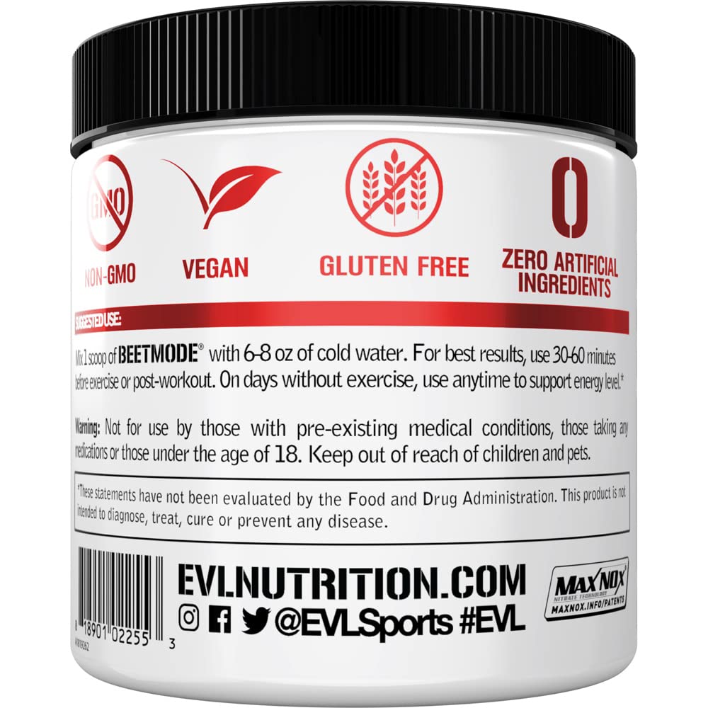 Evlution Nutrition Beet Root Powder Nitric Oxide Booster for Enhanced Energy and Pumps Evlution uk supplements