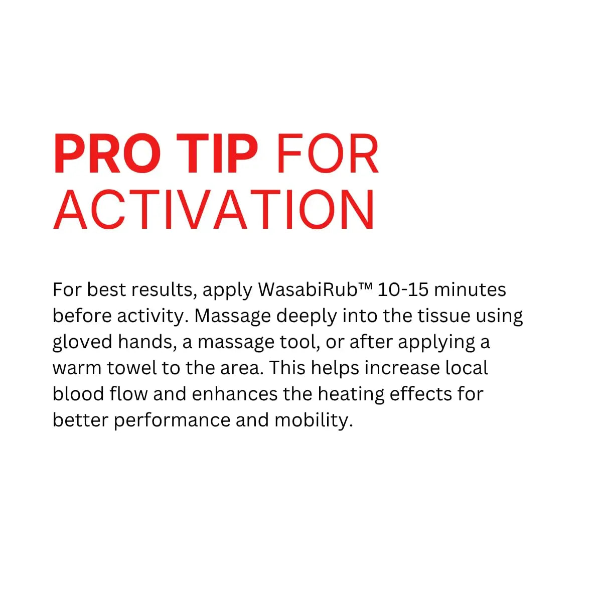 WasabiRub Sports Topical Pain Relief Gel - Joint & Muscle Care - Lightweight Fast-Absorbing Gel for Everyday Movement SportPharm uk supplements