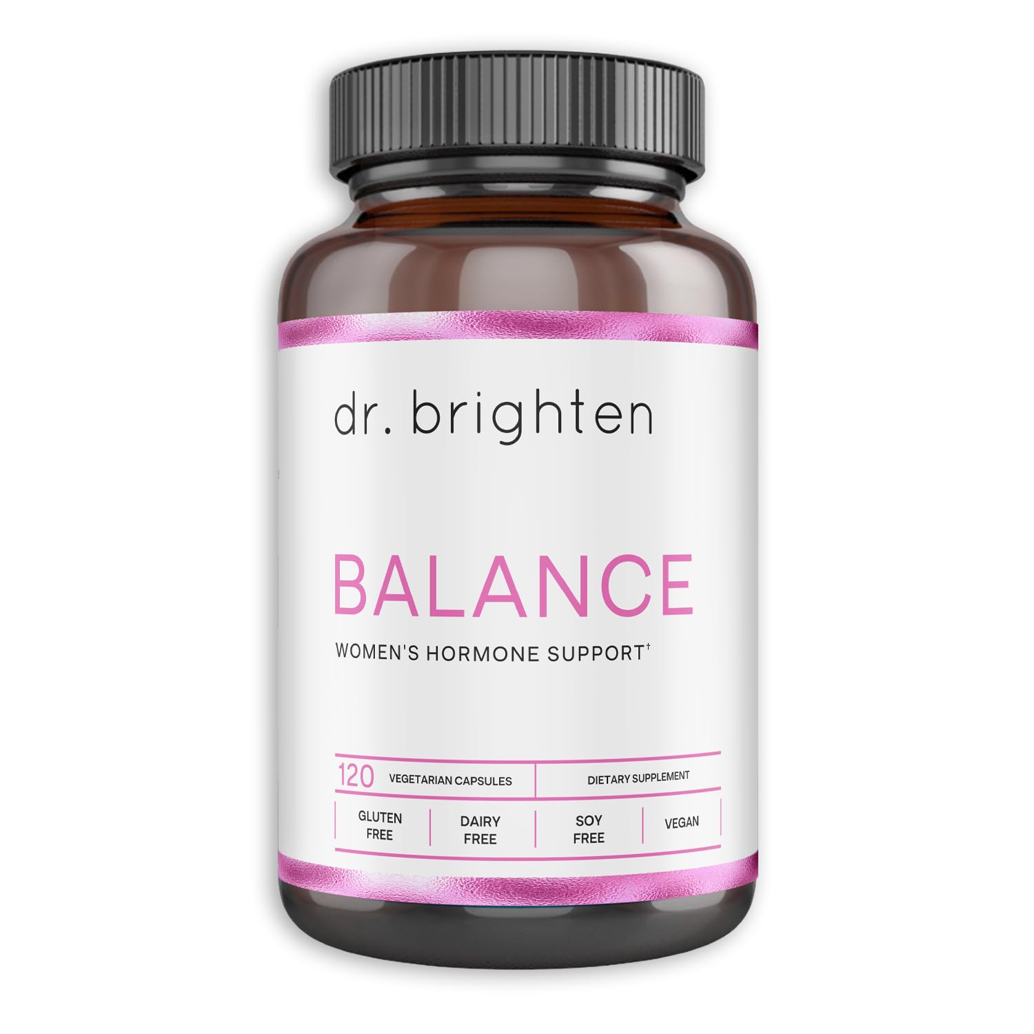 Dr. Brighten Balance - Hormone Balance for Women with Chasteberry and DIM - Targets Hormonal Acne, Period Issues, & PMS - Vegan, Non-GMO Dr. Brighten uk supplements