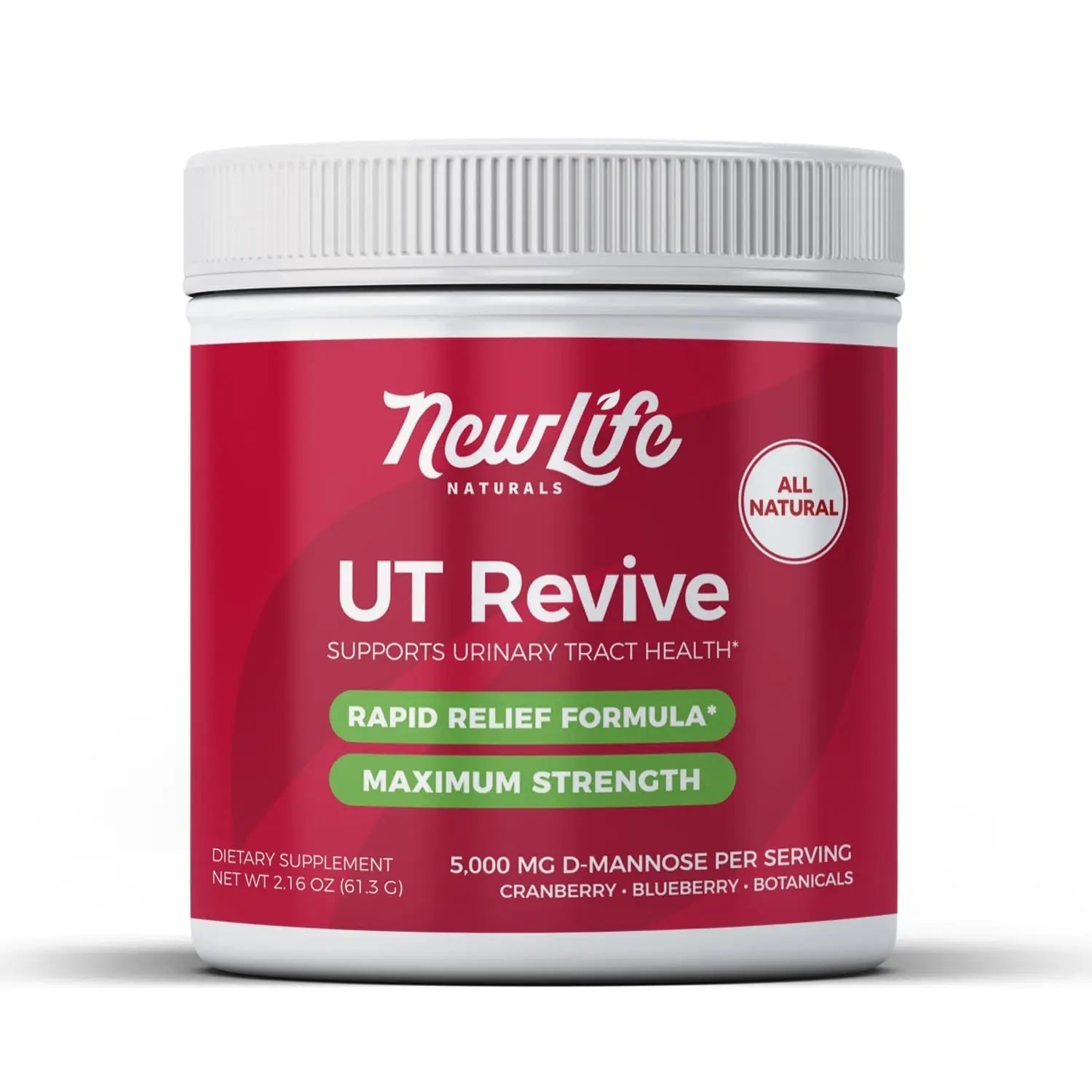 NewLife Naturals UT Revive with D Mannose Powder – UT Support for Urgency, Natural Urinary Tract Health for Women - with Cranberry, Blueberry & Botanicals – Short Term Potent Formula - 10 Servings NewLife Naturals uk supplements