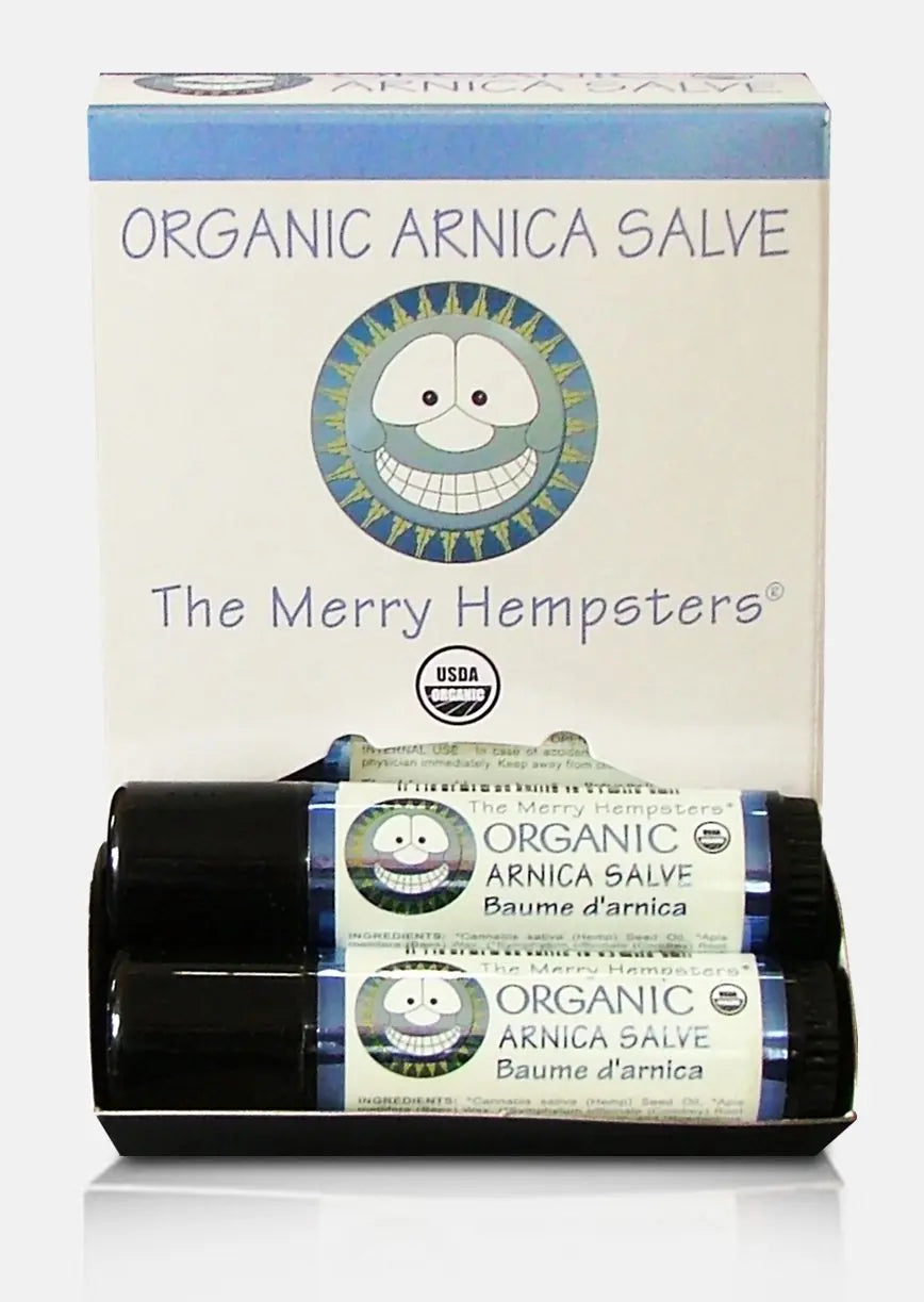 The Merry Hempsters Organic Arnica Salve Gravity Display Case The Merry Hempsters uk supplements