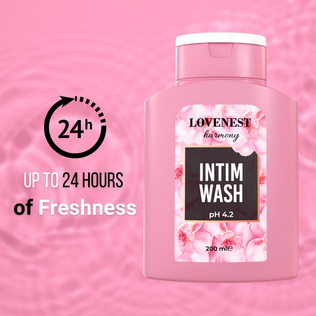 Lovenest Intimate Wash for Women – pH Balanced, Odor Control, Postbiotic Formula – Hypoallergenic, Paraben-Free, Derma-Tested Feminine Hygiene Wash 200 mL by Marqueens Beauty MARQUEENSBEAUTY uk supplements
