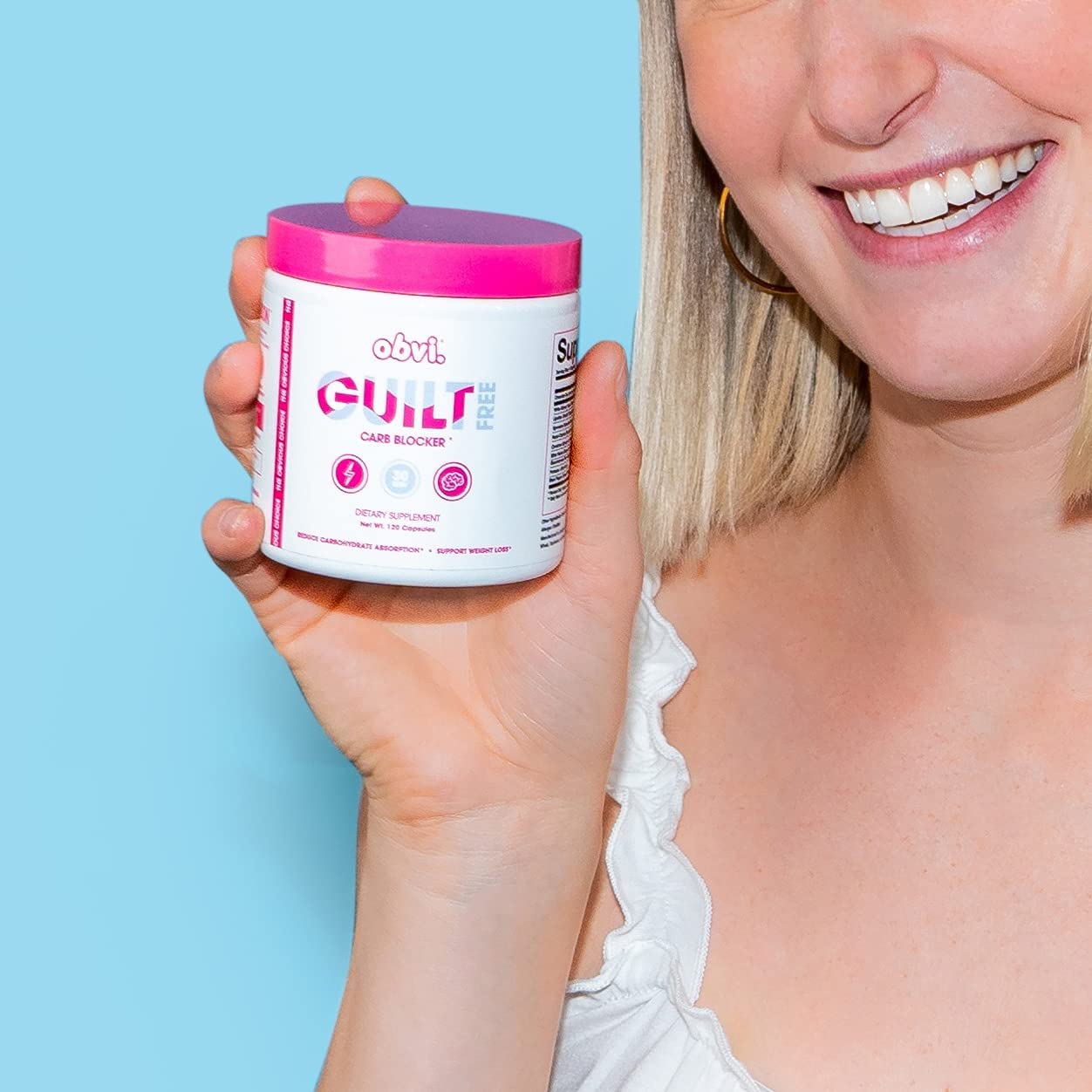 Obvi Guilt Free Carb Blocker, Block Carb Absorption, Support Weight Loss, Healthier Nails Obvi uk supplements