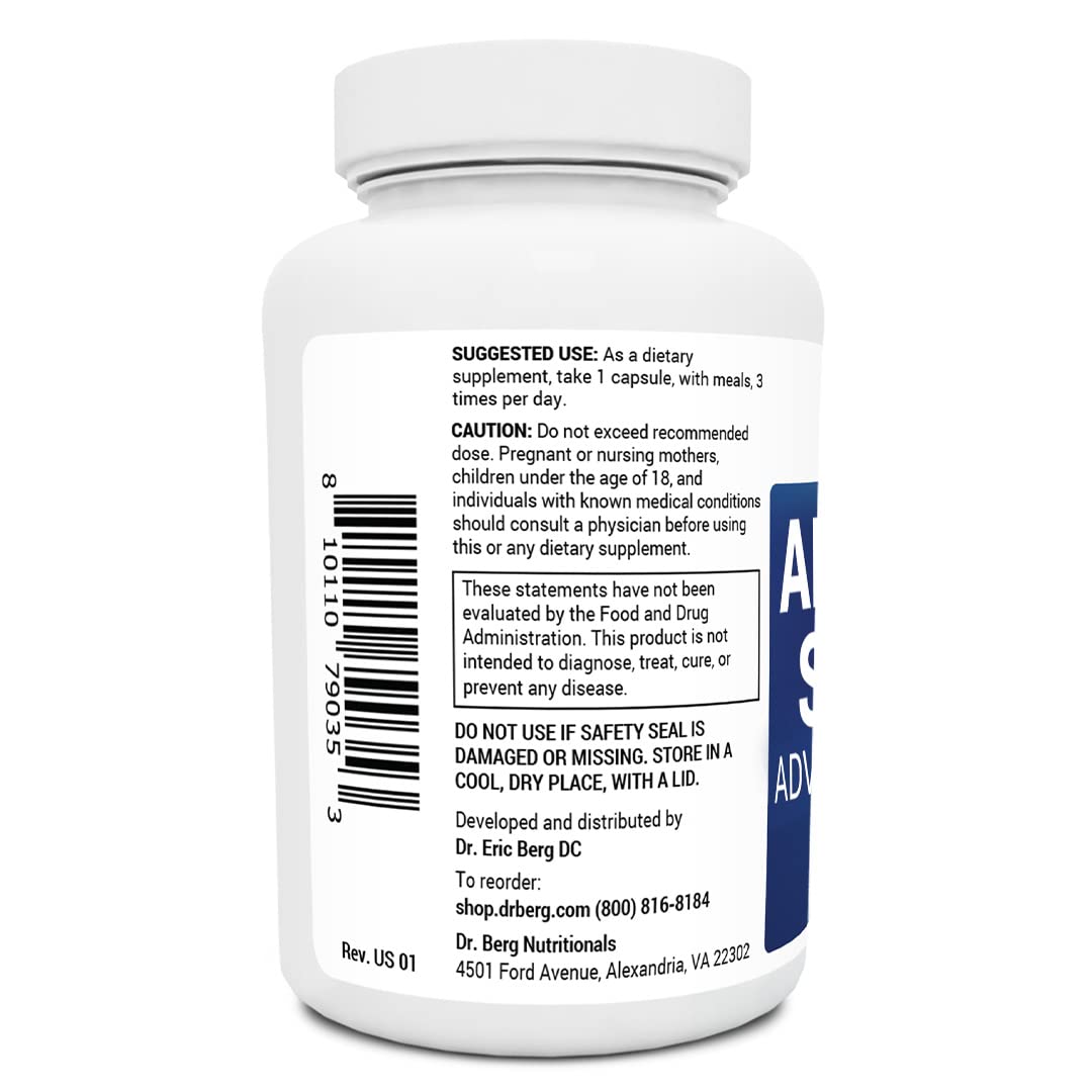 Dr. Berg’s Adrenal Stress Advanced Formula - Adrenal Support Supplements for Stress Dr. Berg Nutritionals uk supplements