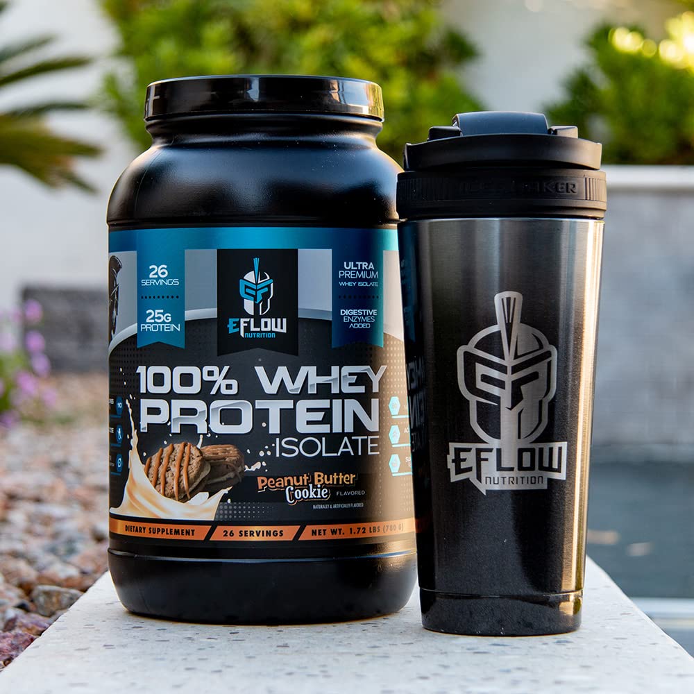 eFlow Nutrition 100% Whey Protein Isolate - Lactose-Free Digestive Enzymes Added eFlow Nutrition uk supplements
