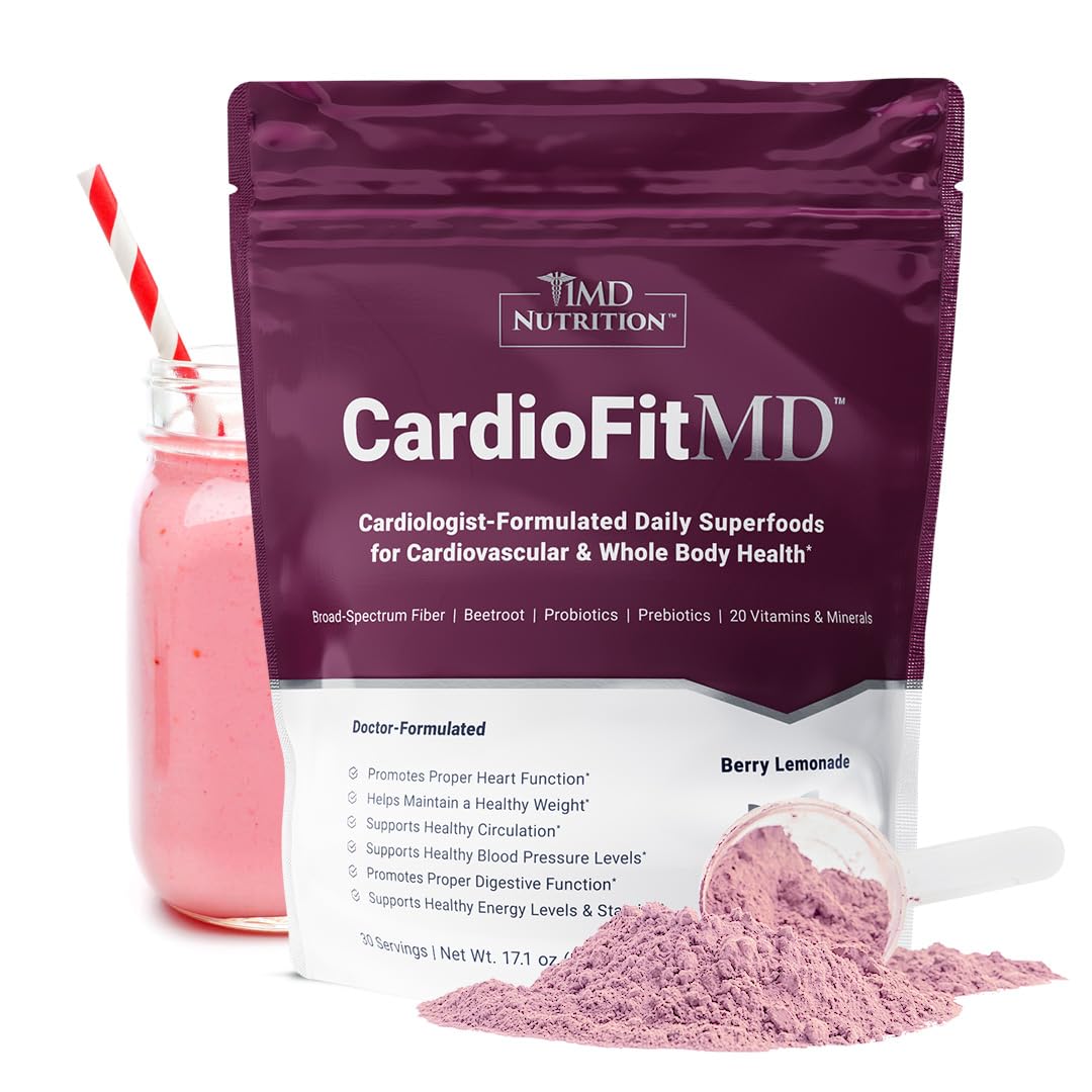1MD Nutrition CardioFitMD - Vegan Beets Superfood Keto-Friendly Heart Health Powder 1MD Nutrition uk supplements