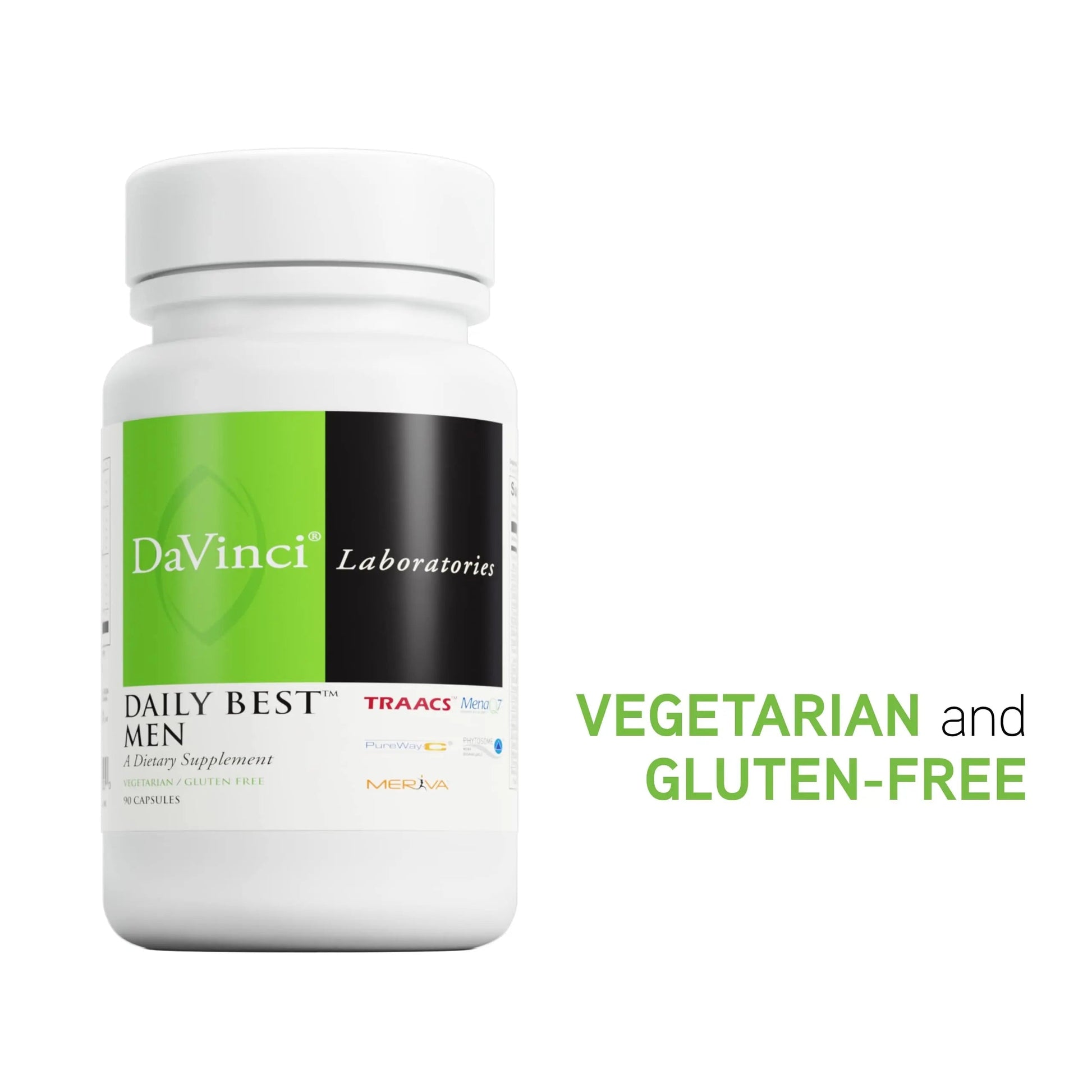 DAVINCI Labs - Daily Best Men - A Dietary Supplement with Vitamin B6, Vitamin B12 Vitamin C, Vitamin K2, and More - Vegetarian DAVINCI uk supplements