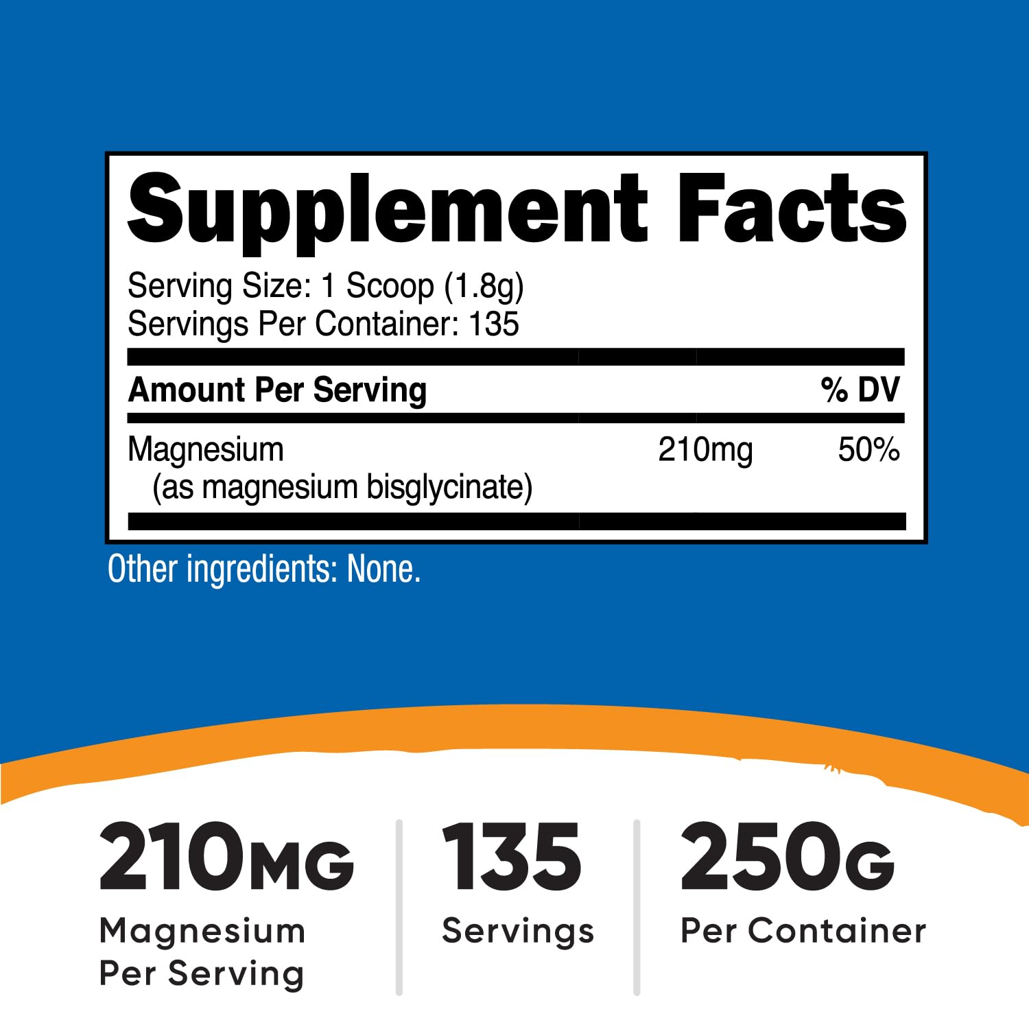 Nutricost Magnesium Glycinate Powder (250 Grams) (Unflavored) Nutricost uk supplements